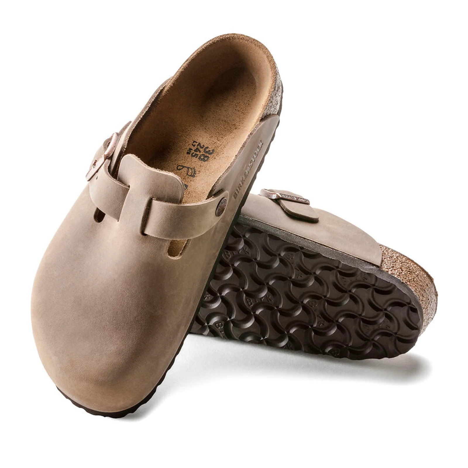 Birkenstock Boston Clog (Unisex) - Tobacco Oiled Leather - Image 3
