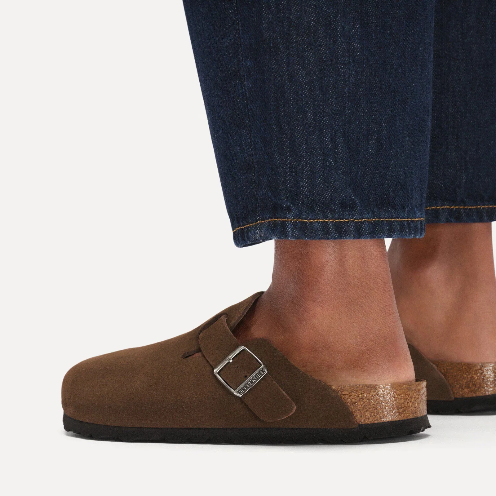 Birkenstock Boston Soft Footbed Clog (Men) - Carafe Suede - Image 6