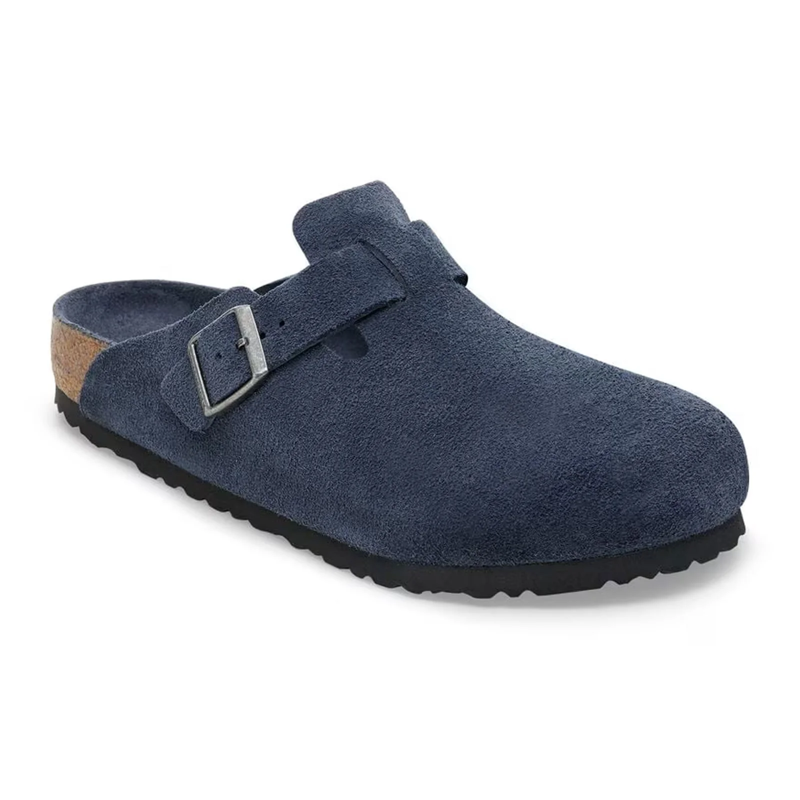 Birkenstock Boston Soft Footbed Clog (Men) - New Navy Suede