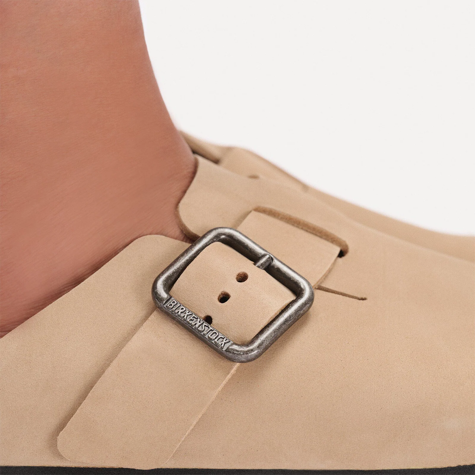 Birkenstock Boston Wire Buckle Clog (Men) - Sandcastle Nubuck - Image 9