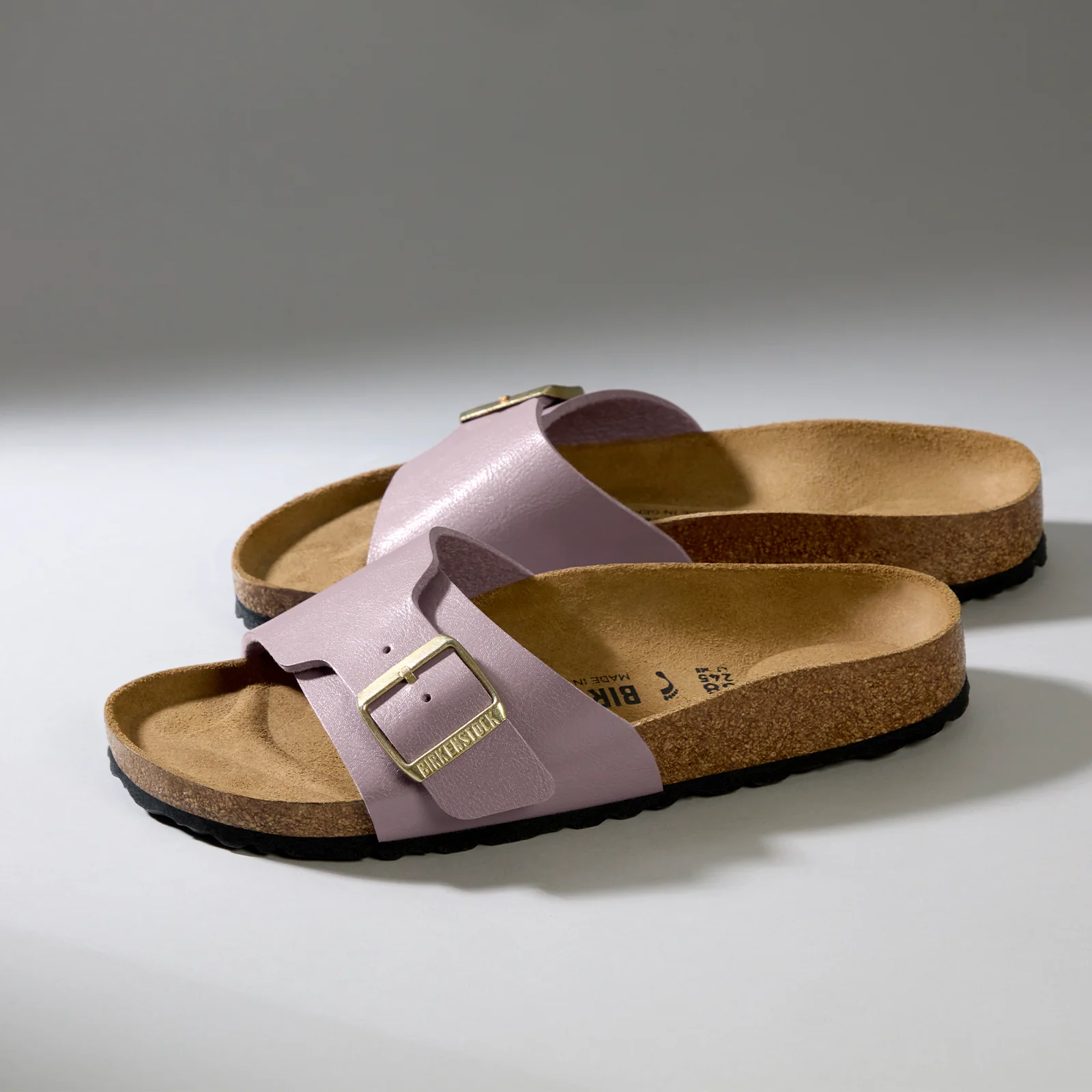 Birkenstock Catalina Narrow Slide Sandal (Women) - Graceful Faded Purple Birko-Flor - Image 8