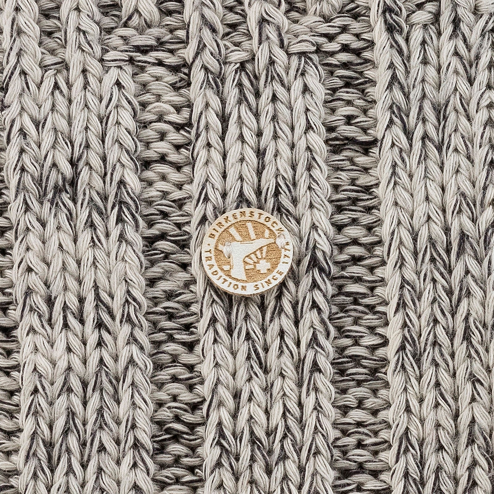 Birkenstock Cotton Twist Crew Sock (Men) - Light Gray - Image 3