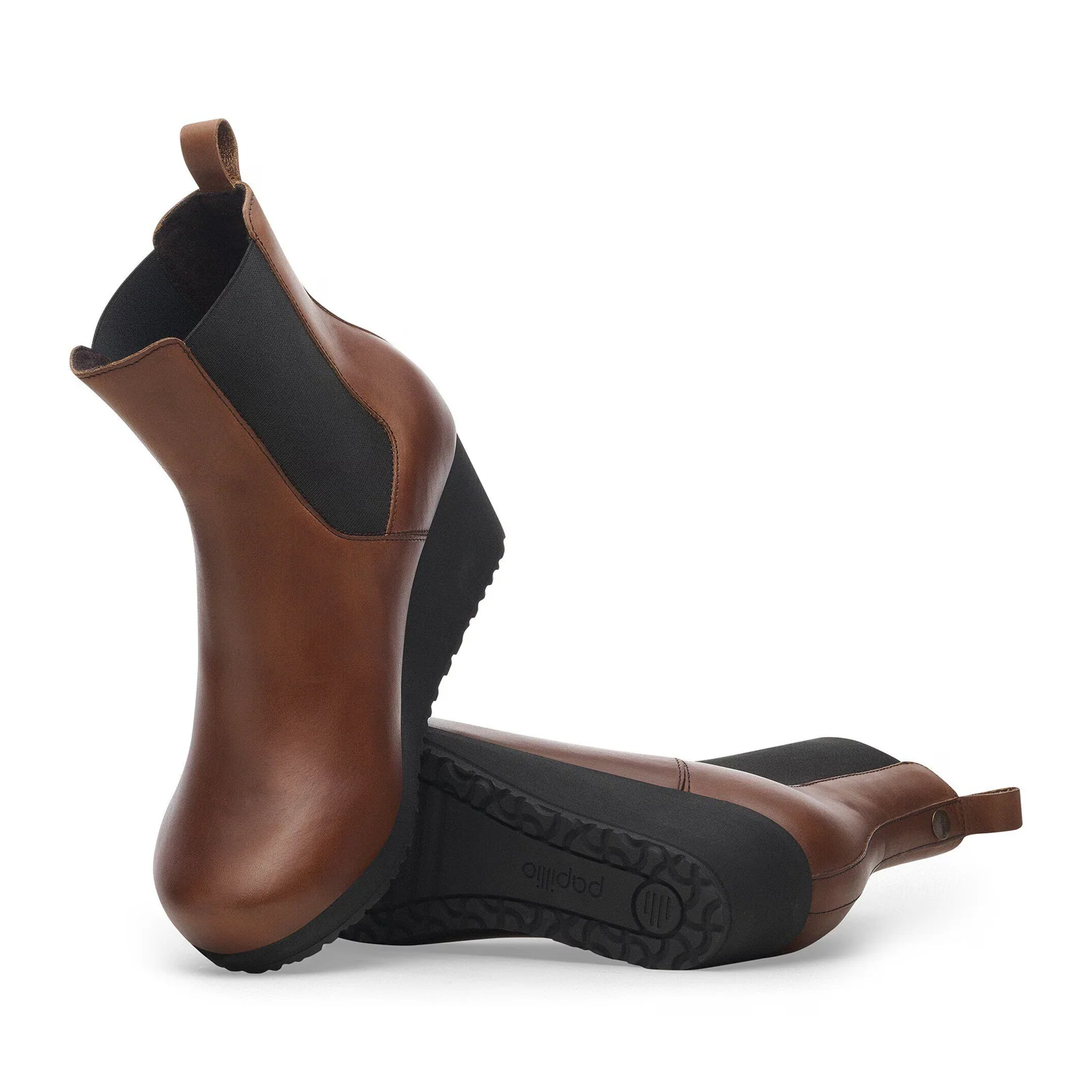 Birkenstock Ebba Narrow Chelsea Wedge Boot (Women) - Cognac Leather - Image 4
