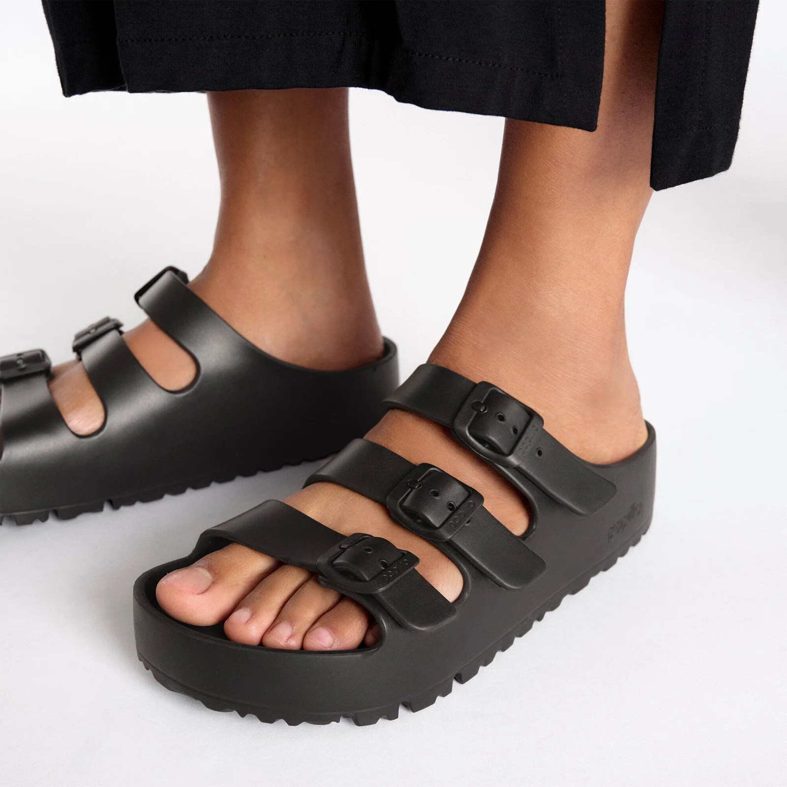 Birkenstock Florida III Flex Platform EVA Slide Sandal (Women) - Black - Image 6