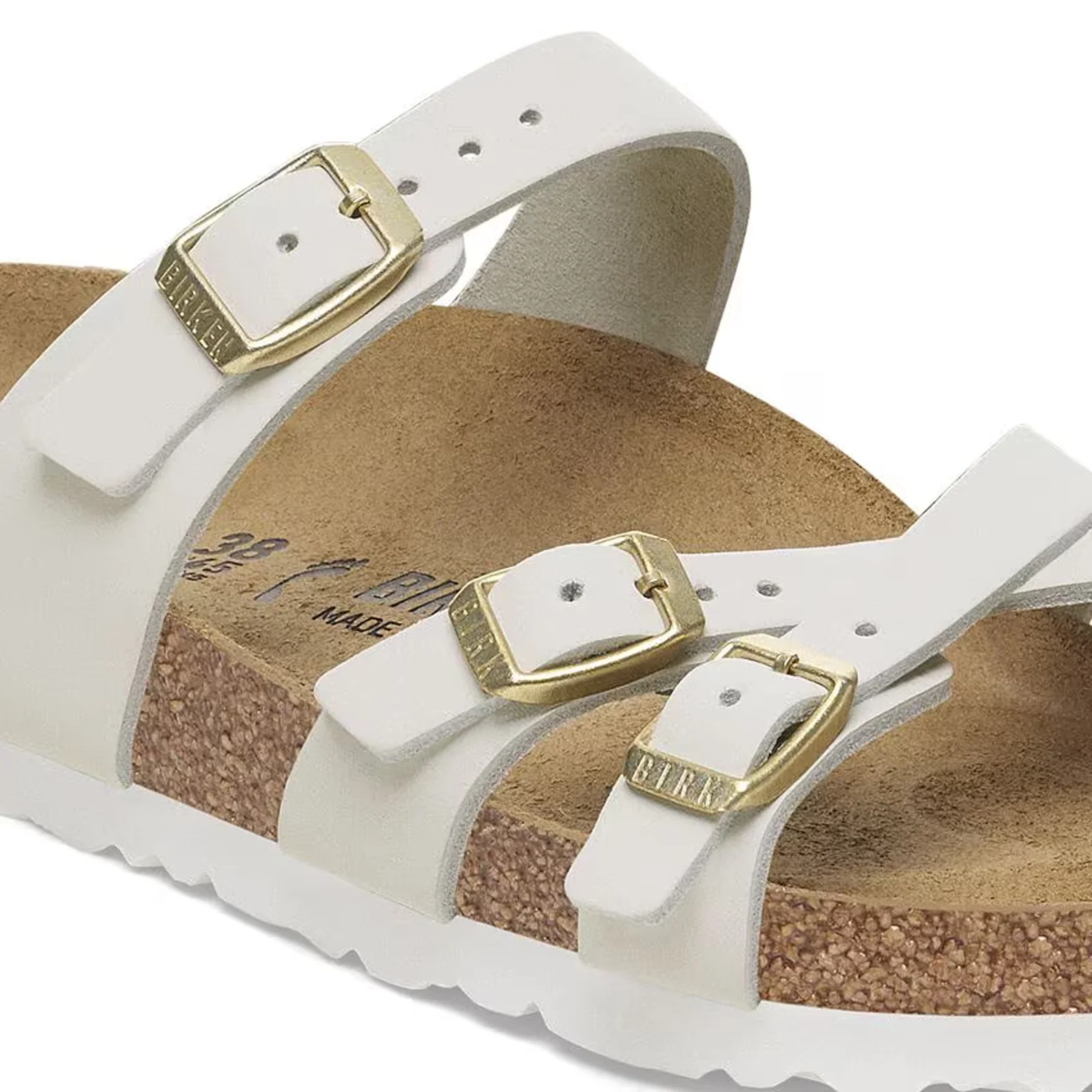 Birkenstock Franca Slide Sandal (Women) - Antique White Nubuck - Image 5