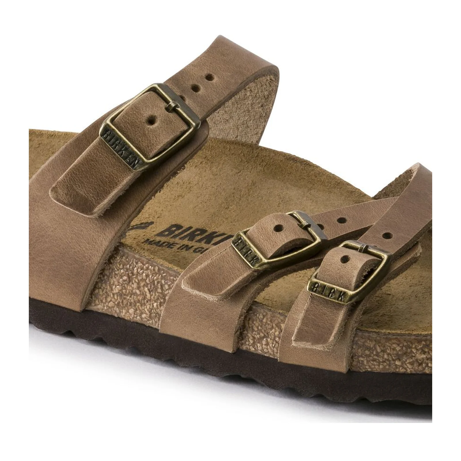 Birkenstock Franca Slide Sandal (Women) - Tobacco Oiled Leather - Image 5