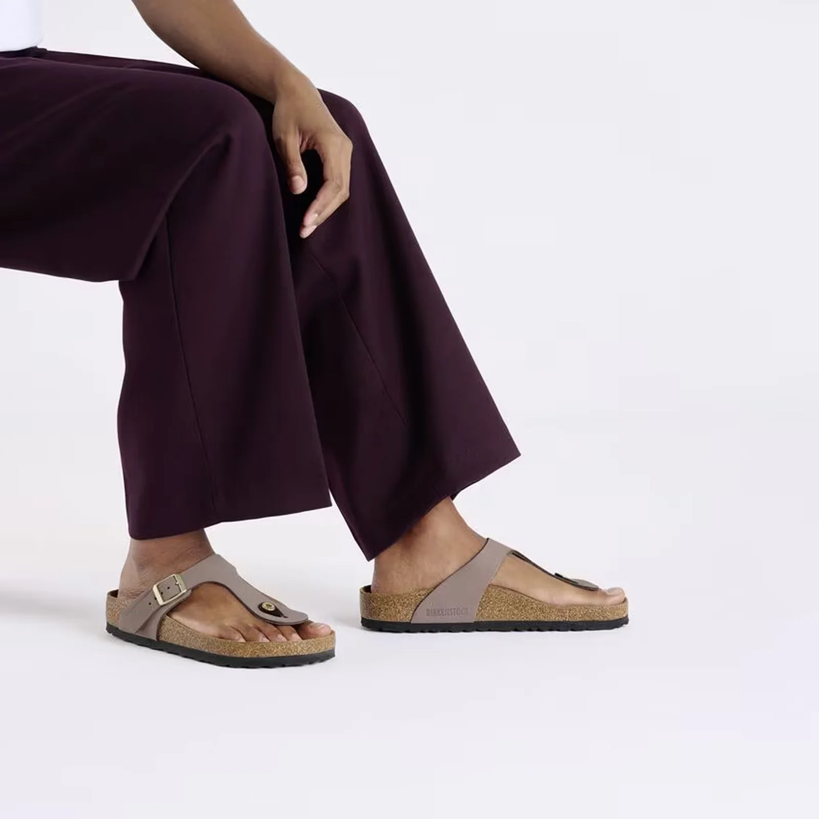 Birkenstock Gizeh Sandal (Women) - Faded Purple Nubuck - Image 6