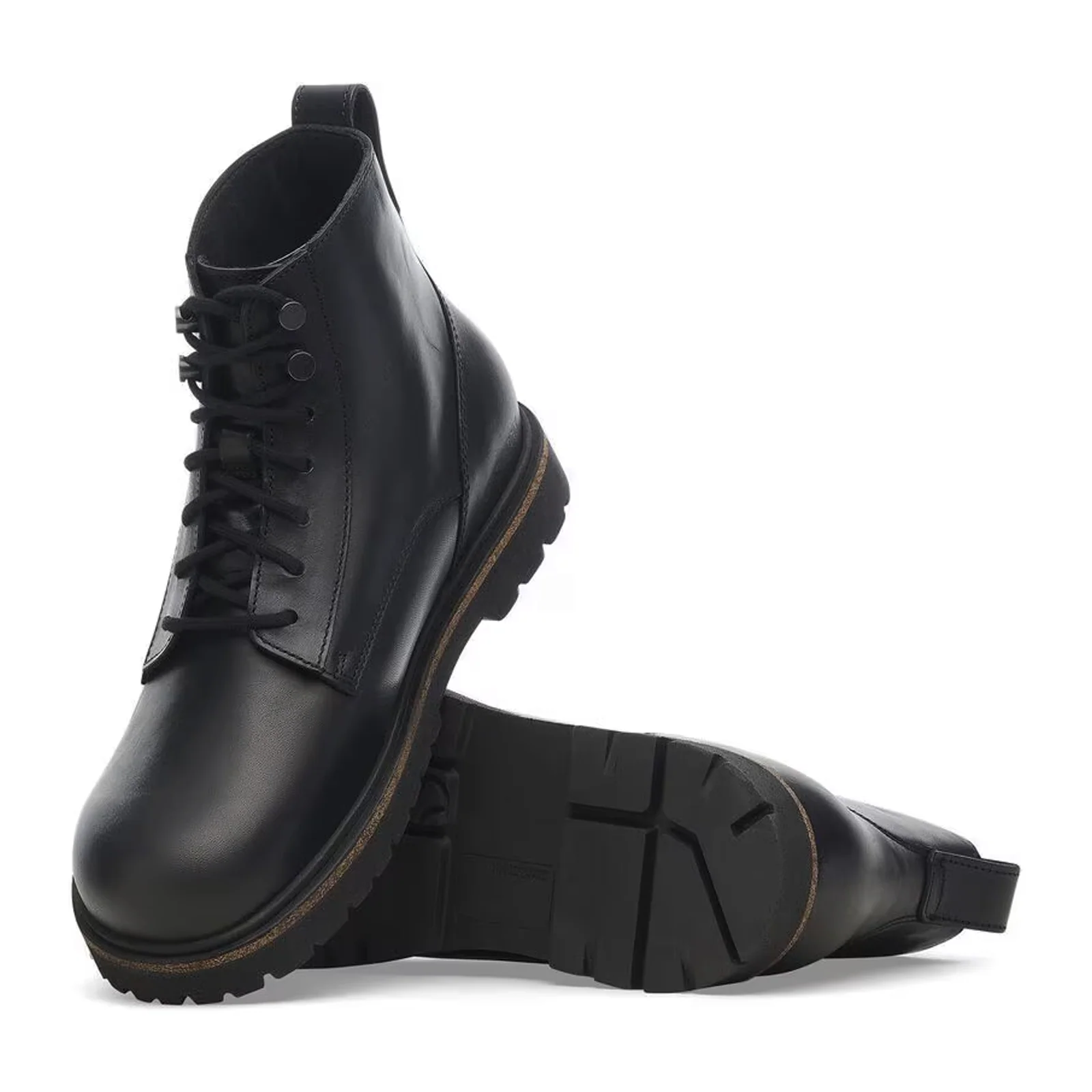 Birkenstock Highwood Lace Boot (Men) - Black Leather - Image 3
