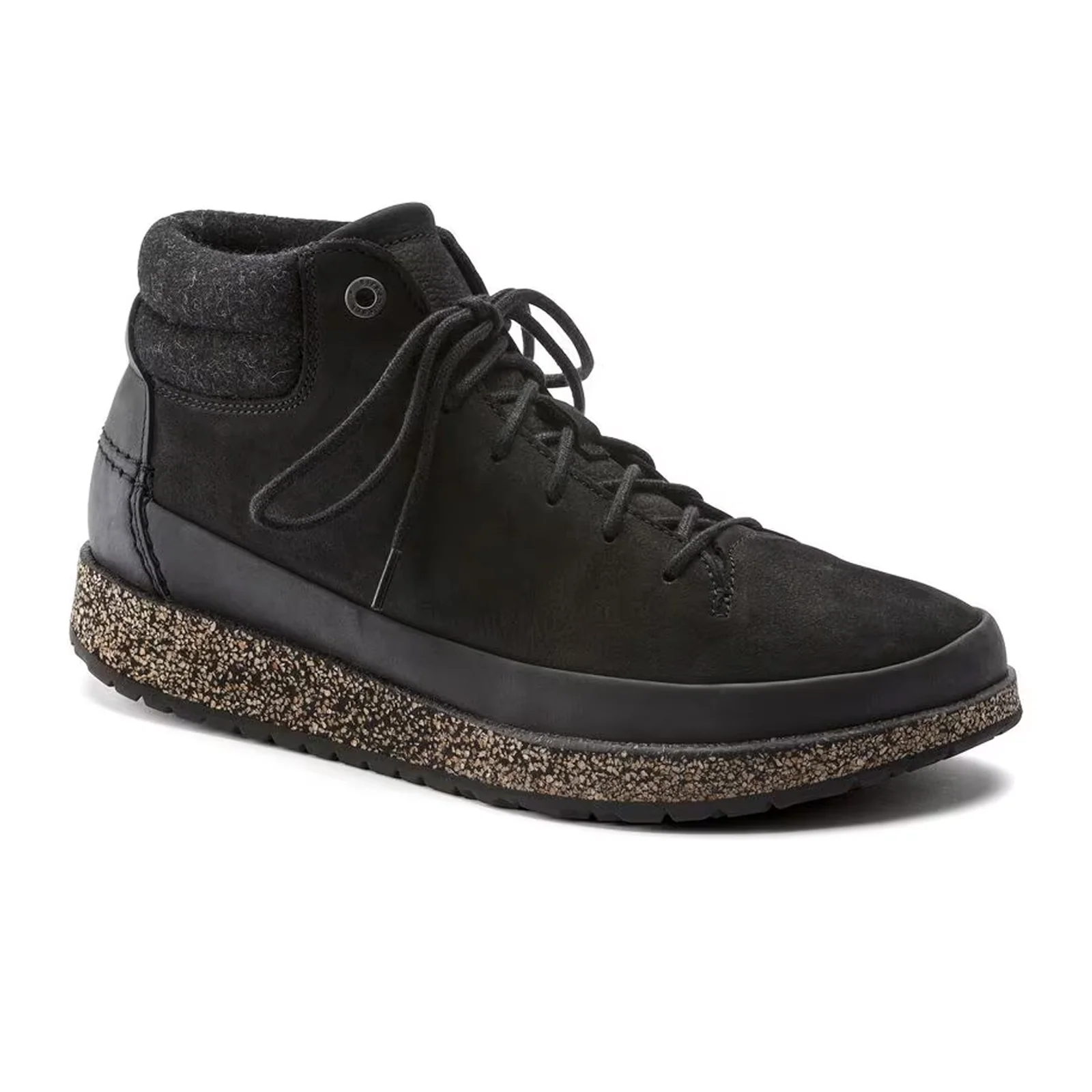 Birkenstock Honnef High Narrow Lace Up Ankle Boot (Women) - Black Oiled Leather