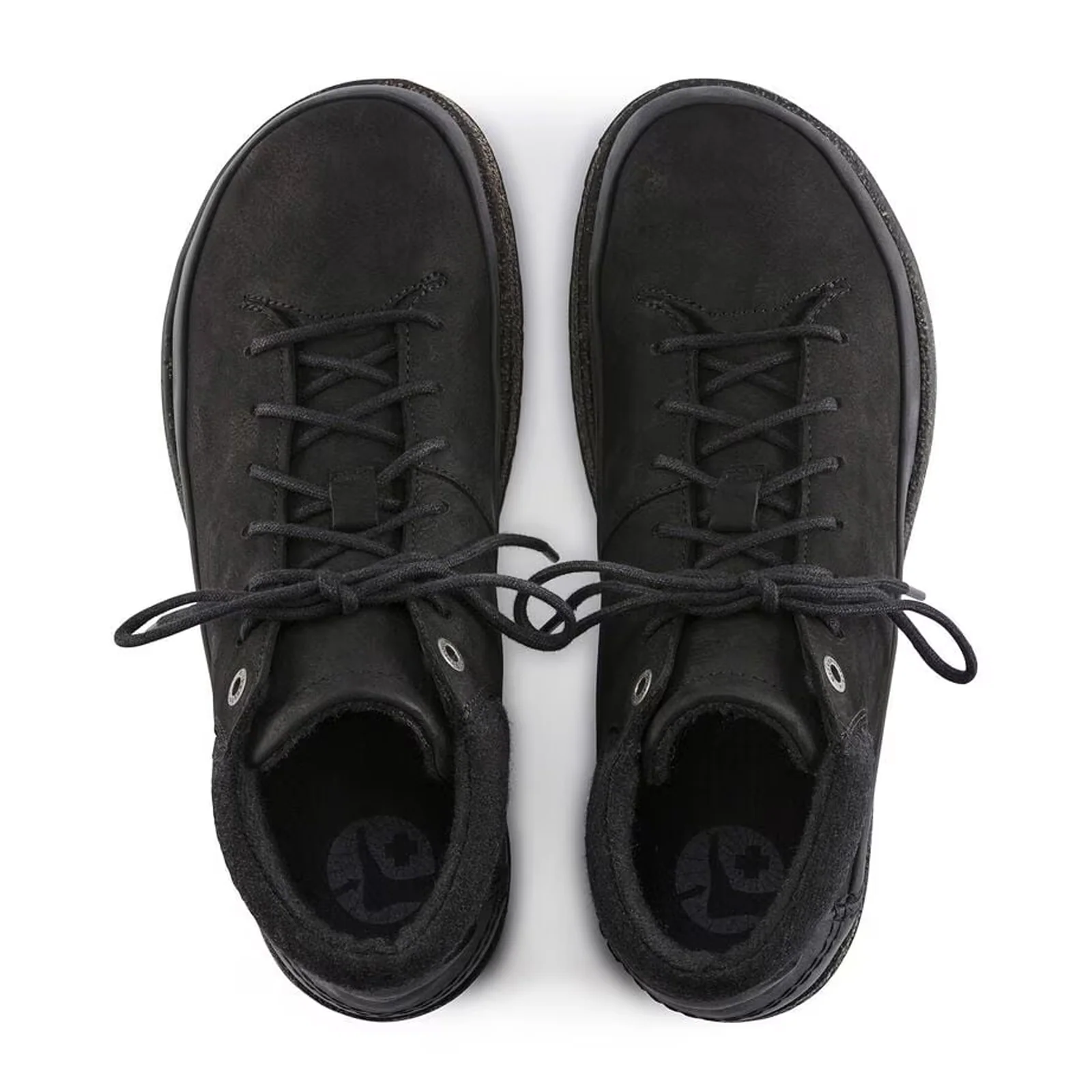 Birkenstock Honnef High Narrow Lace Up Ankle Boot (Women) - Black Oiled Leather - Image 2