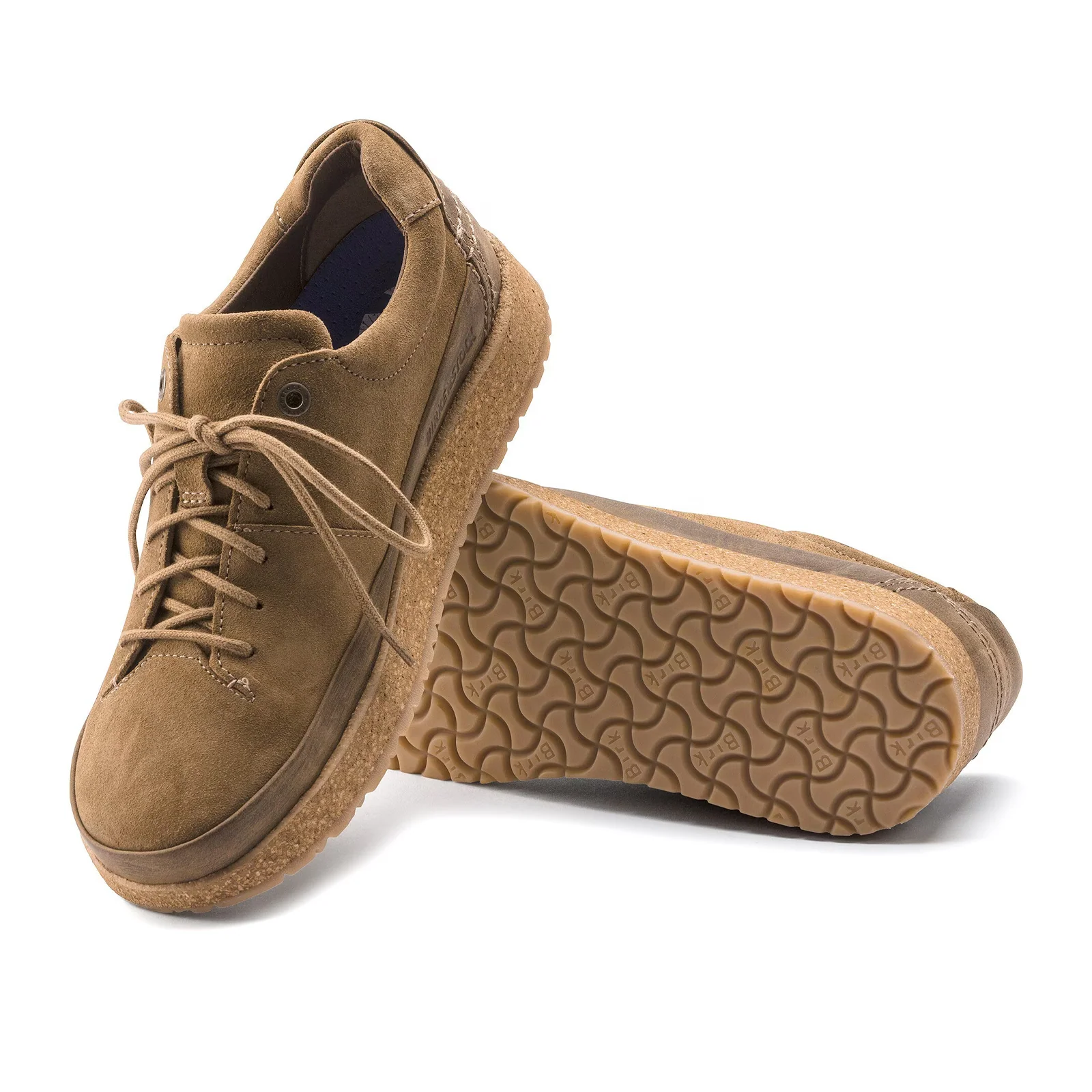 Birkenstock Honnef Low Lace Up (Unisex) - Tea Suede - Image 3