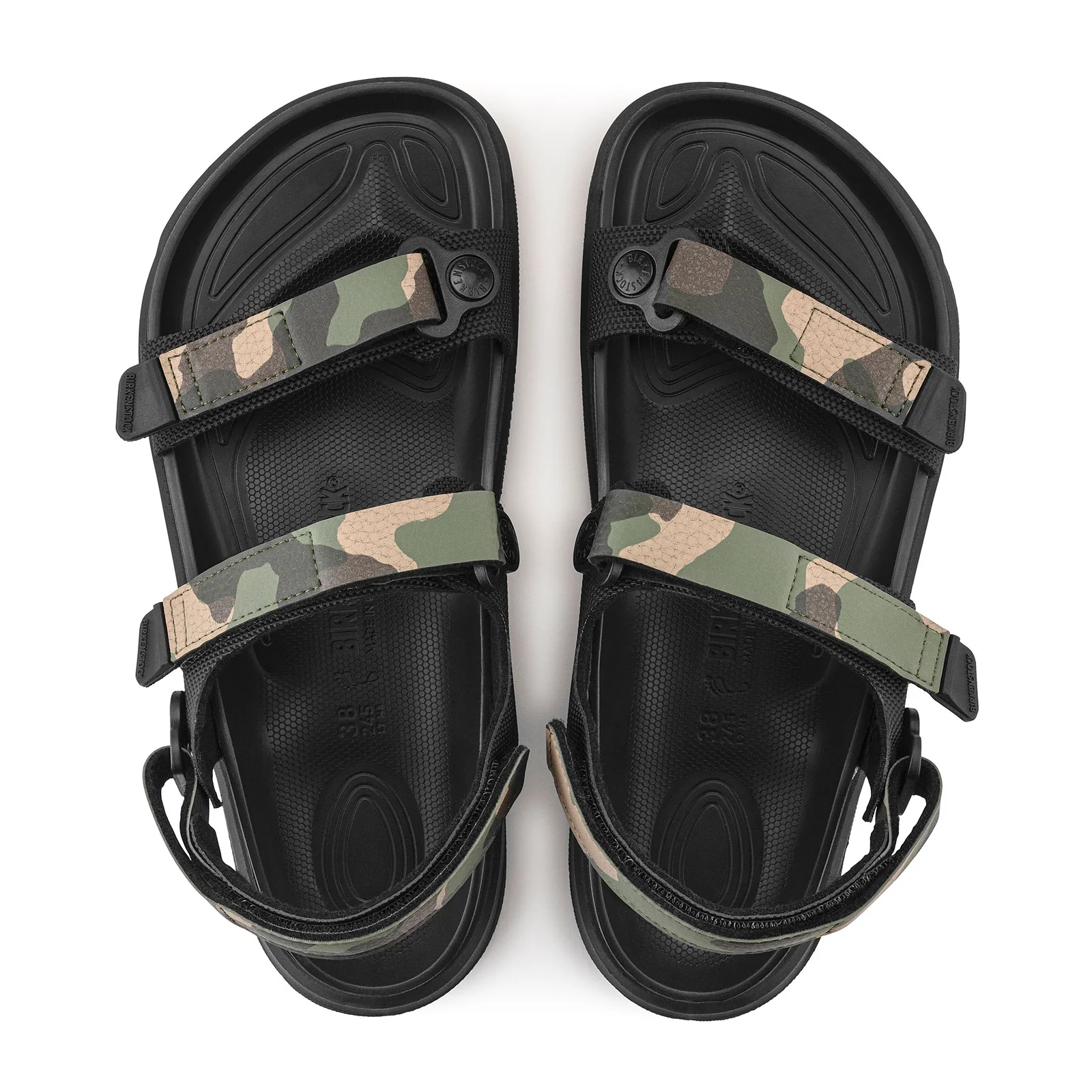 Birkenstock Kalahari Backstrap Sandal (Women) - Black/Camo Birko-Flor Futura - Image 2