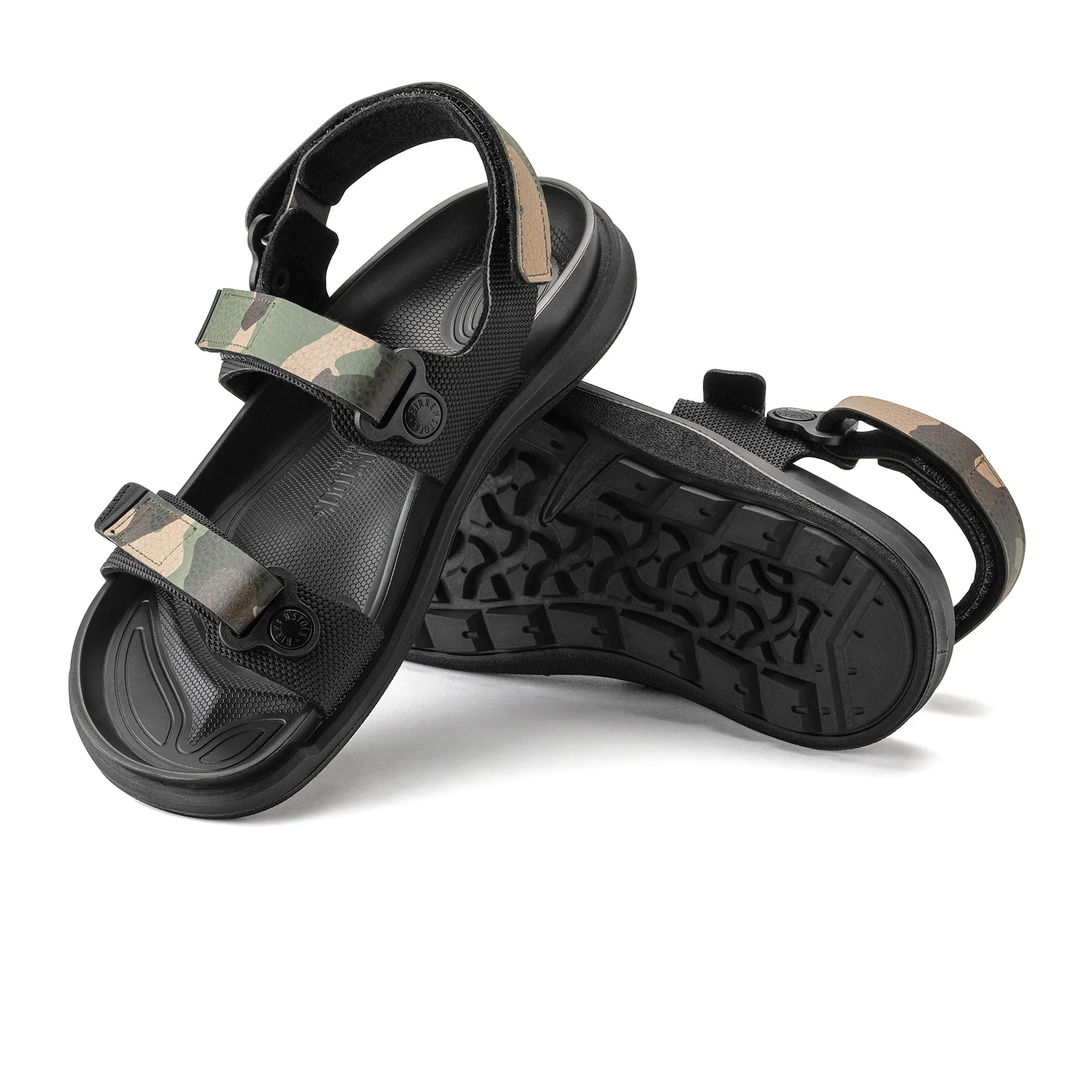Birkenstock Kalahari Backstrap Sandal (Women) - Black/Camo Birko-Flor Futura - Image 3