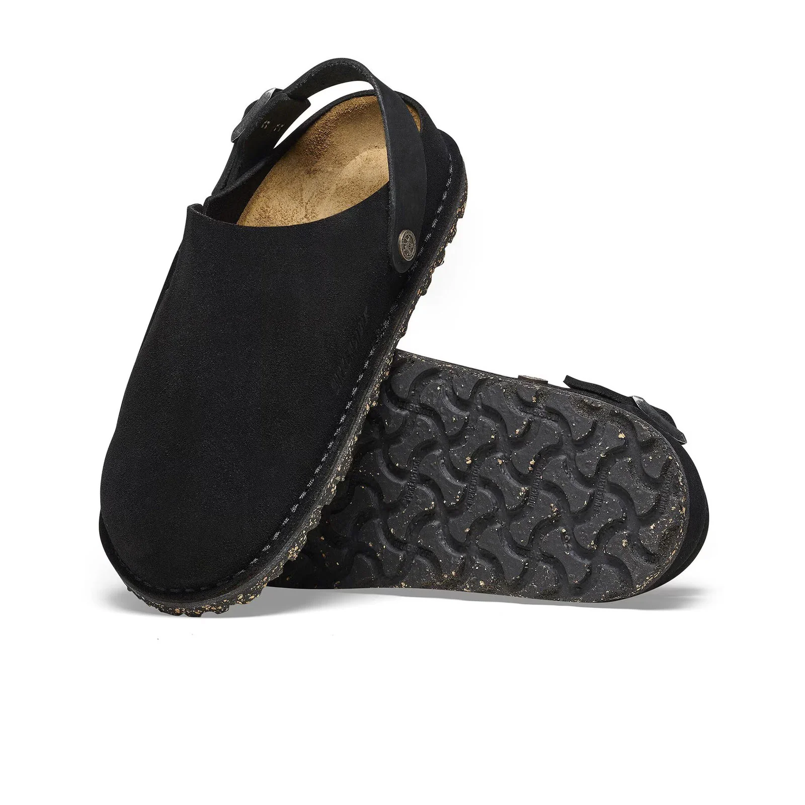 Birkenstock Lutry Narrow Slipper (Women) - Black Suede - Image 3