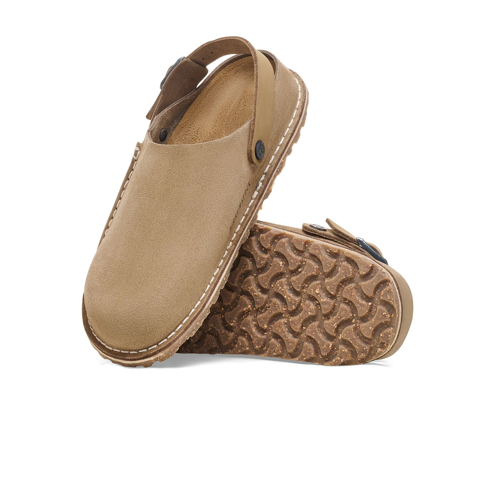 Birkenstock Lutry Slipper (Men) - Gray Taupe Suede - Image 3