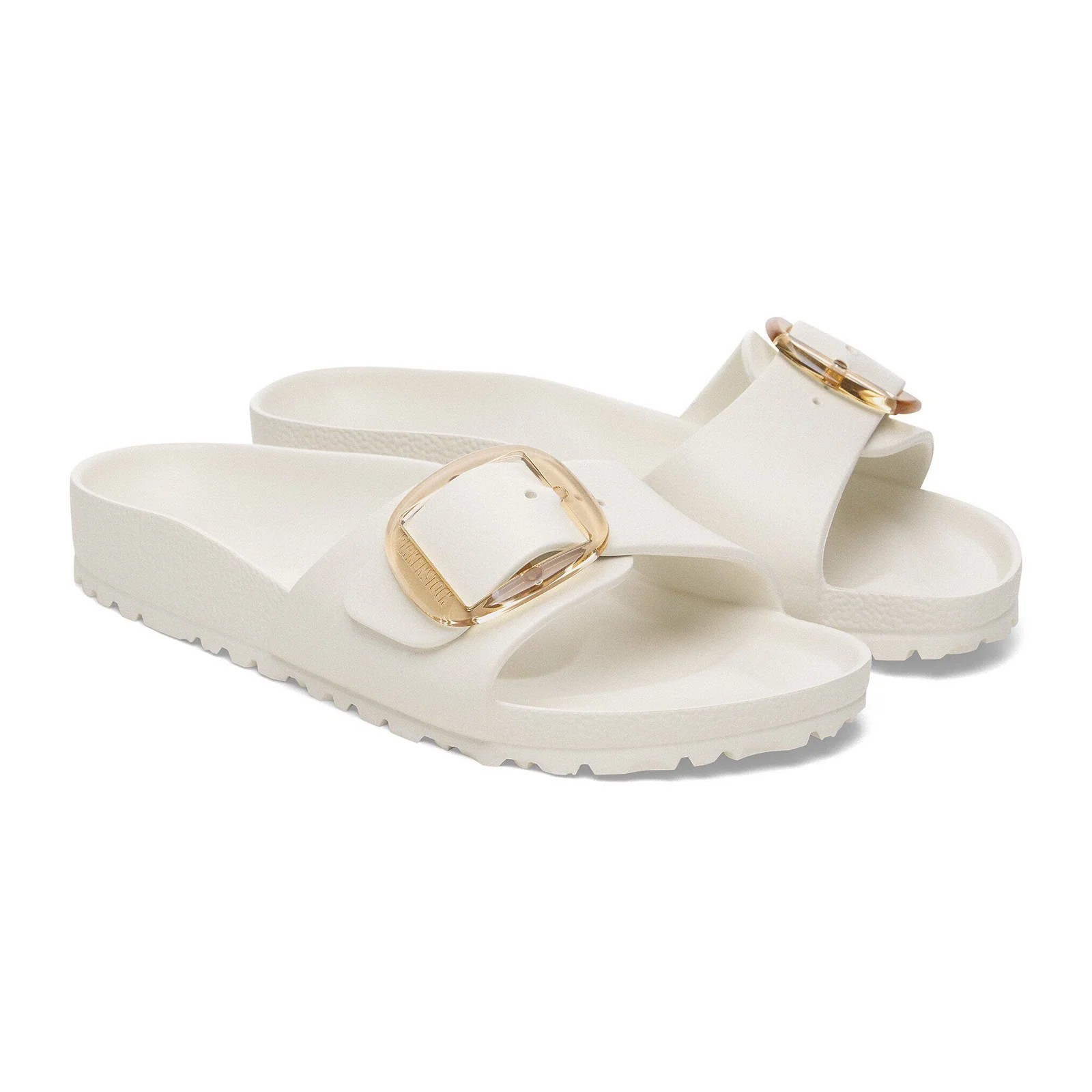 Birkenstock Madrid Big Buckle EVA Slide Sandal (Women) - Eggshell - Image 4