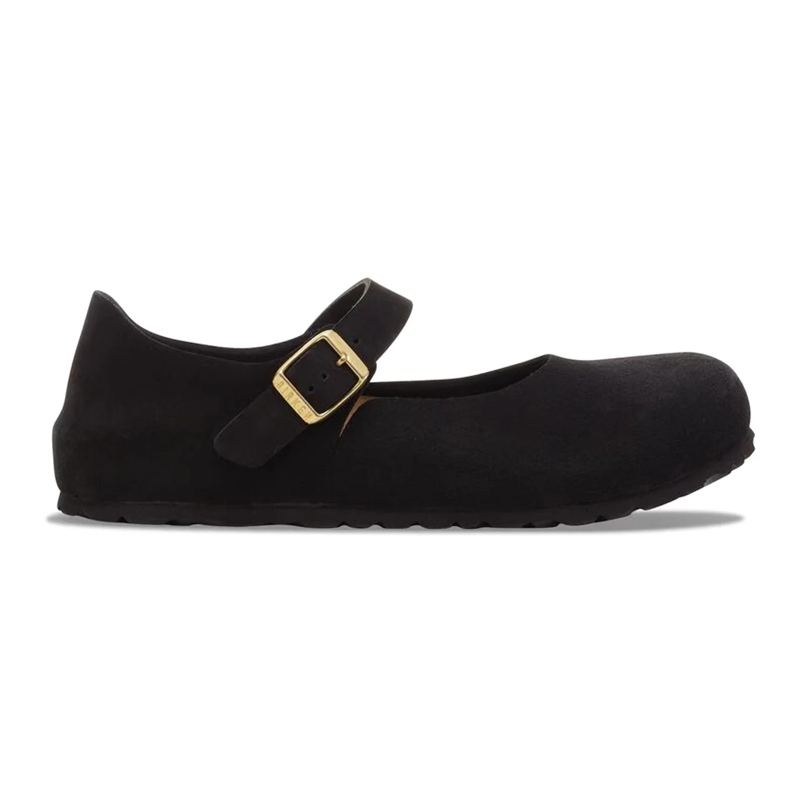 Birkenstock Mantova Mary Jane Flat (Women) - Black Suede - Image 5