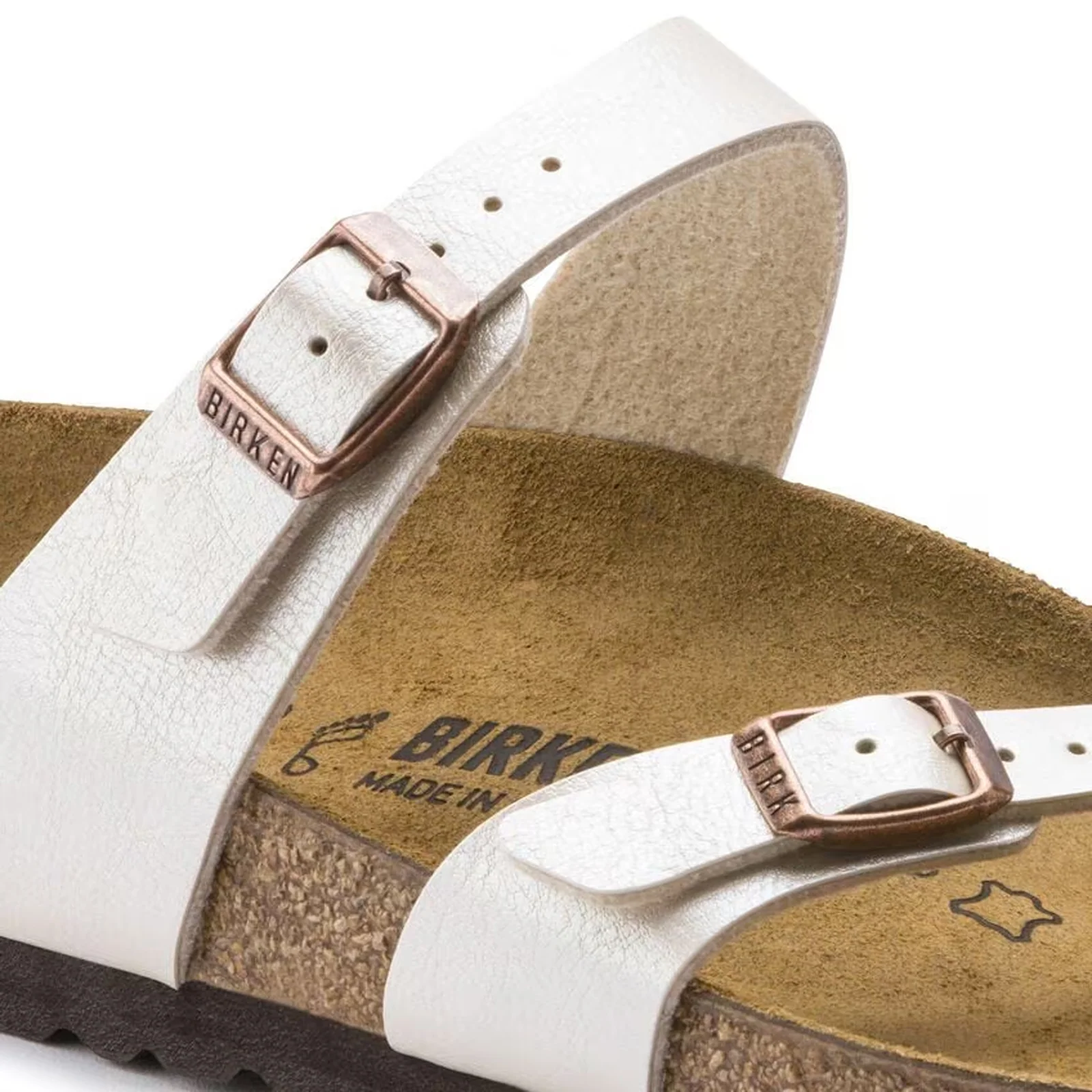 Birkenstock Mayari Sandal (Women) - Graceful Pearl White Birko-Flor - Image 5