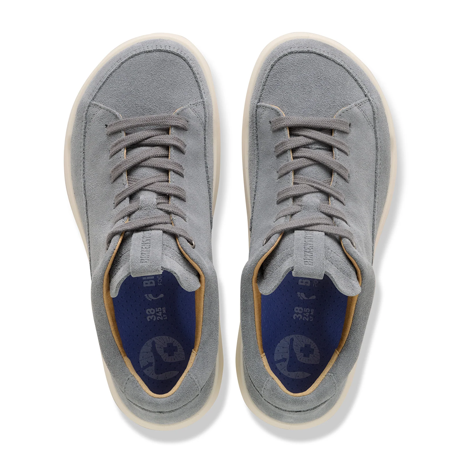 Birkenstock Melbourne Sneaker (Men) - Basalt Gray Suede - Image 2