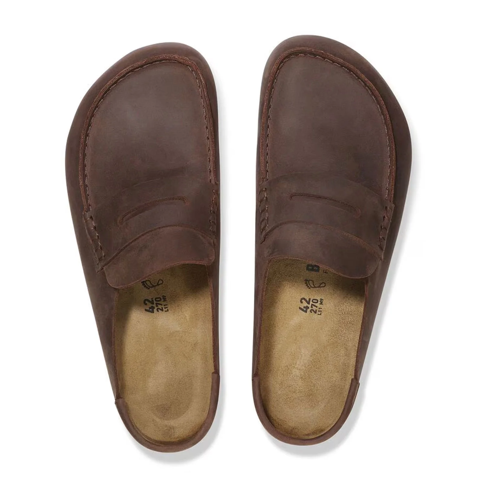 Birkenstock Naples Wrapped Clog (Men) - Habana Oiled Leather - Image 2