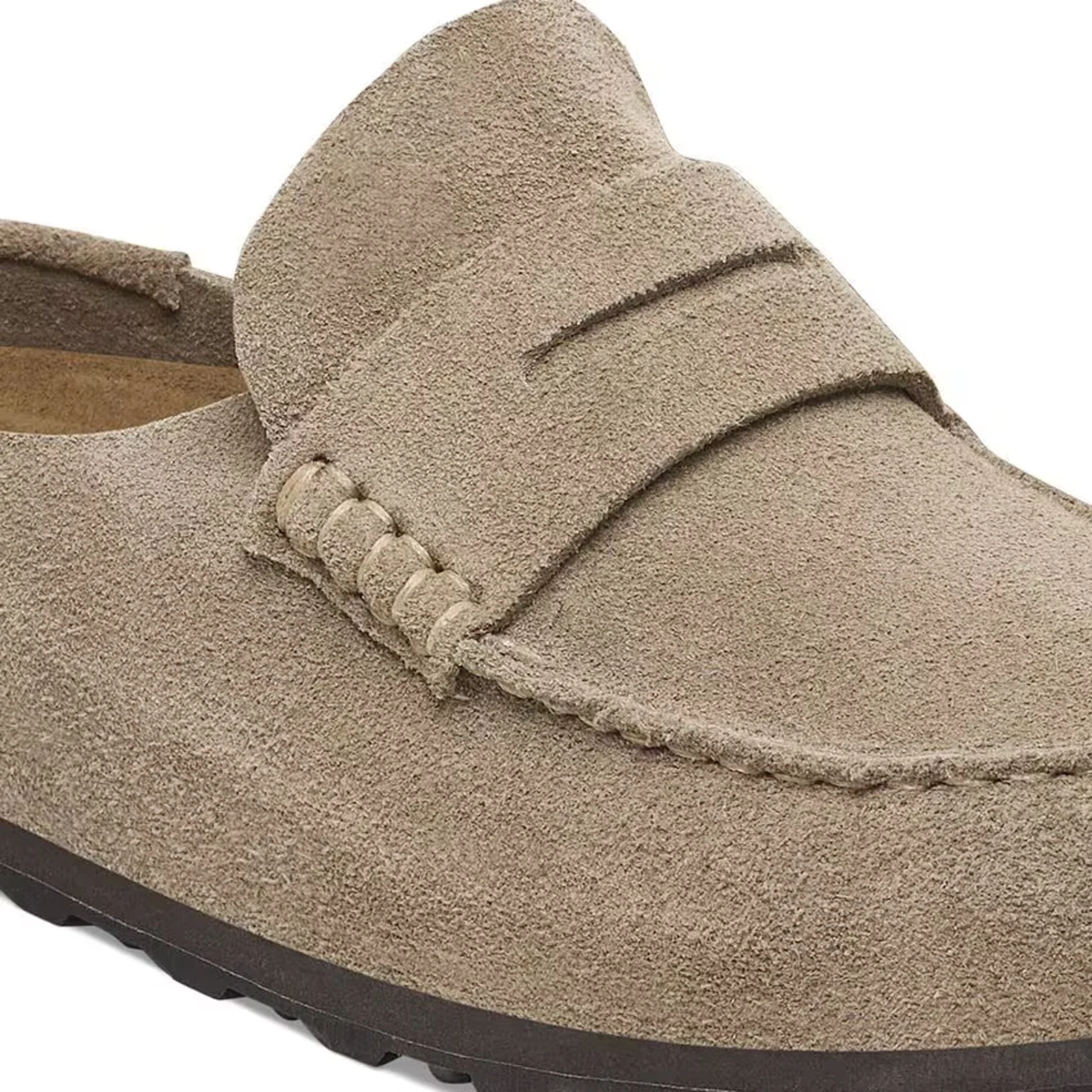 Birkenstock Naples Wrapped Clog (Men) - Taupe Suede - Image 5