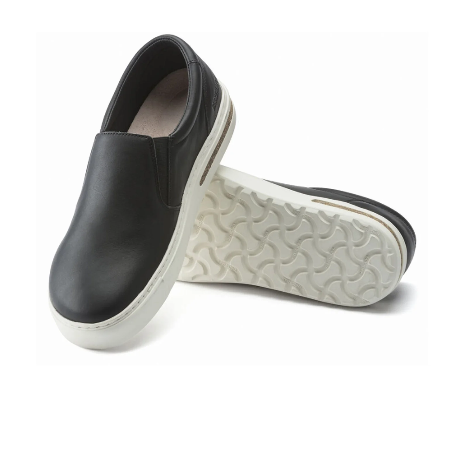 Birkenstock Oswego Narrow Slip On Sneaker (Women) - Black Leather - Image 3