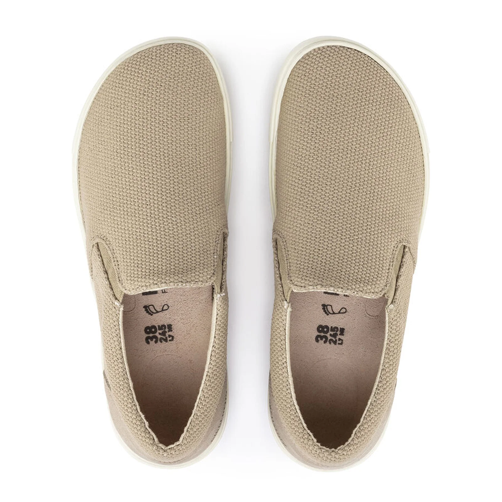 Birkenstock Oswego Slip On Sneaker (Men) - Sandcastle Canvas - Image 2