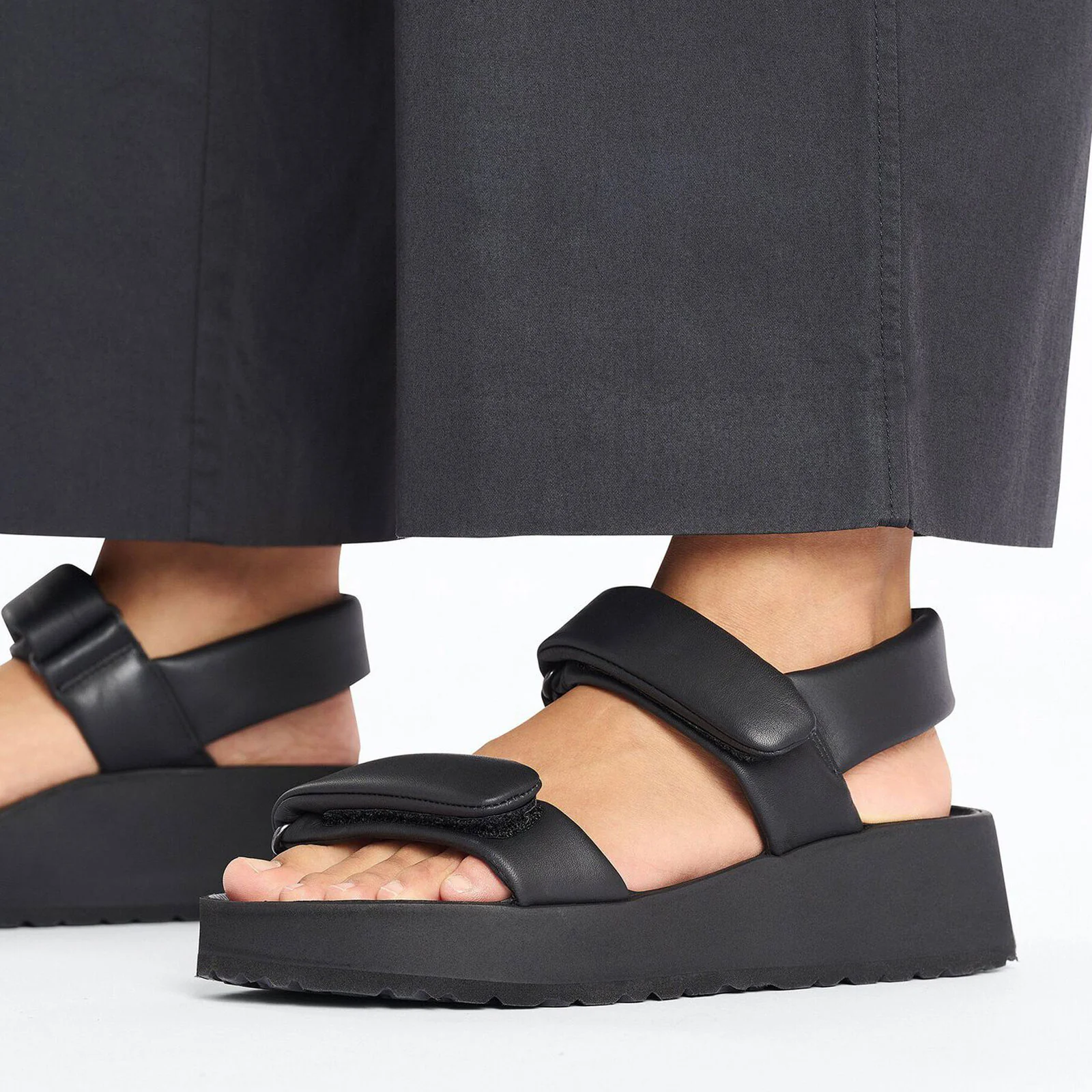 Birkenstock Theda Narrow Backstrap Sandal (Women) - Black Leather - Image 5