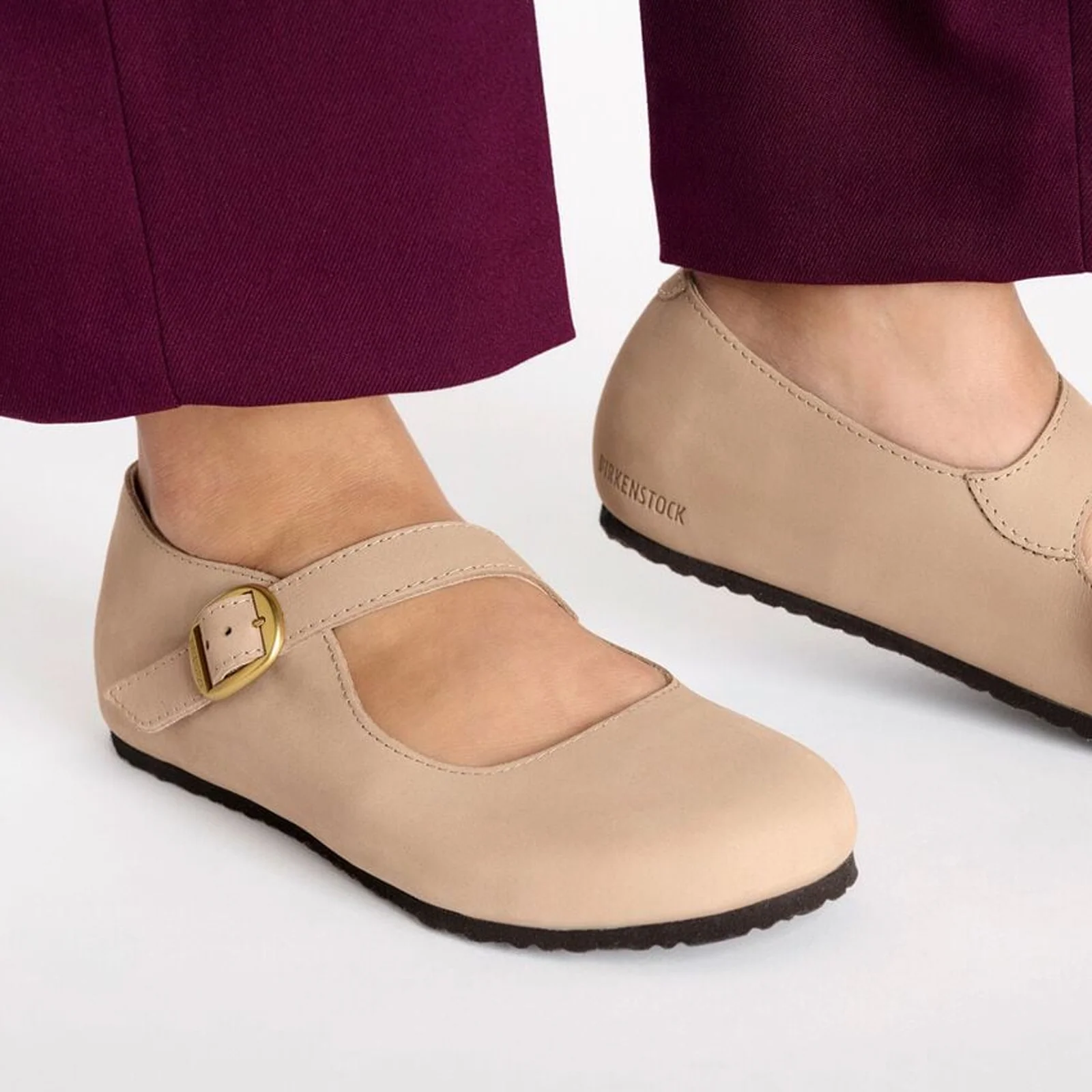 Birkenstock Tracy Mary Jane (Women) - Sandcastle Nubuck - Image 8