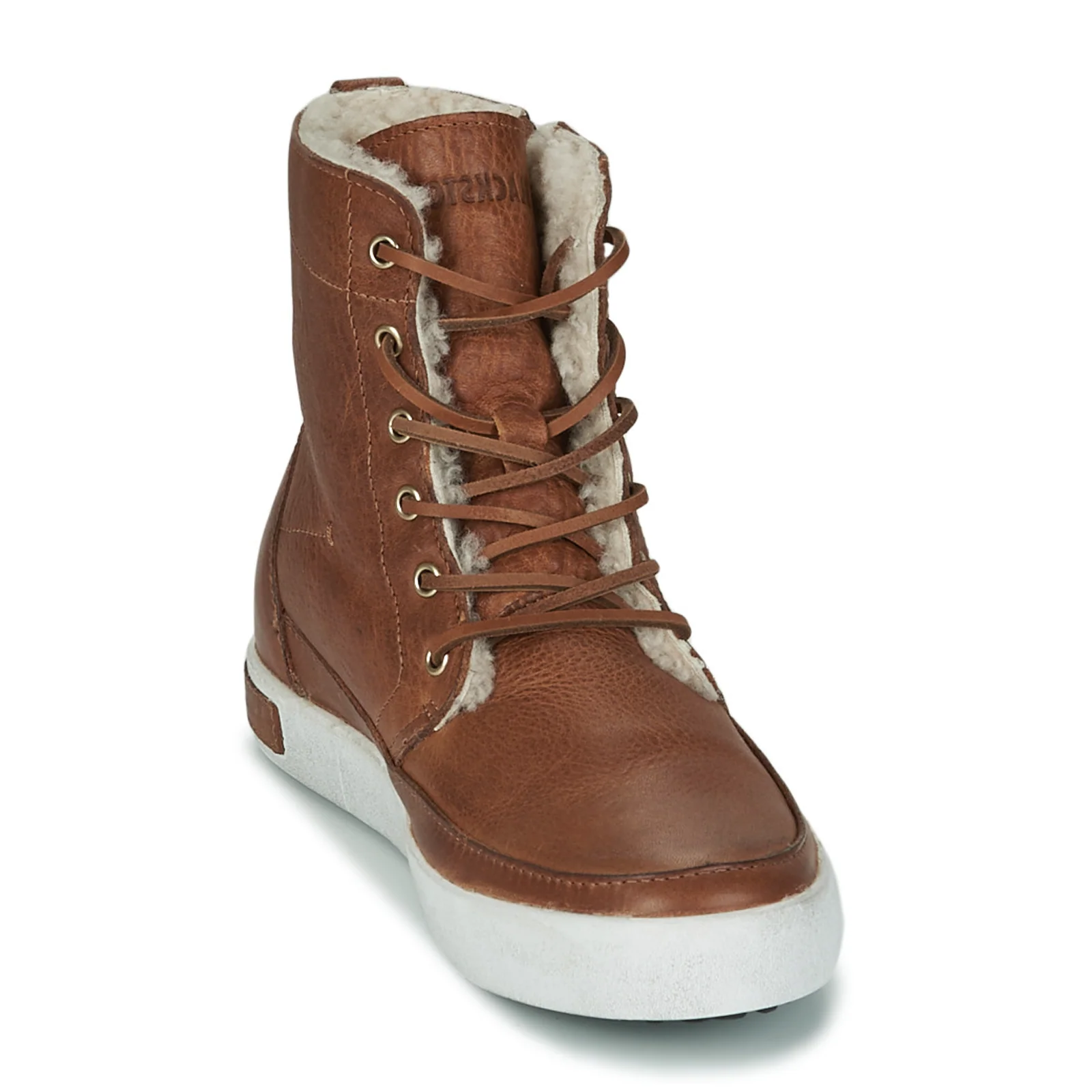 Blackstone Ludlow CW96 High Top Sneaker (Women) - Cuoio - Image 3