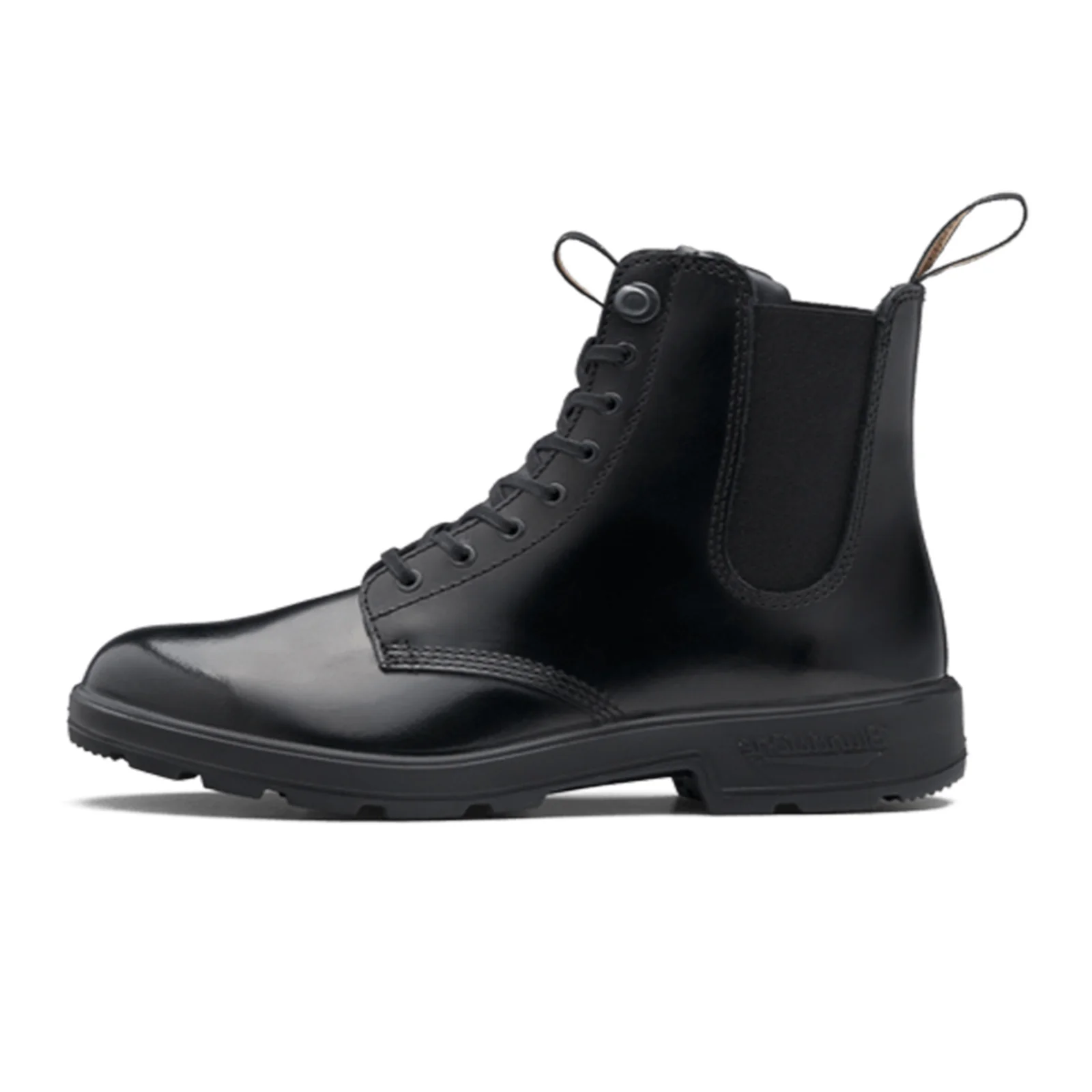 Blundstone Original 2219 Lace Up Chelsea Boot (Women) - Black Brush - Image 2