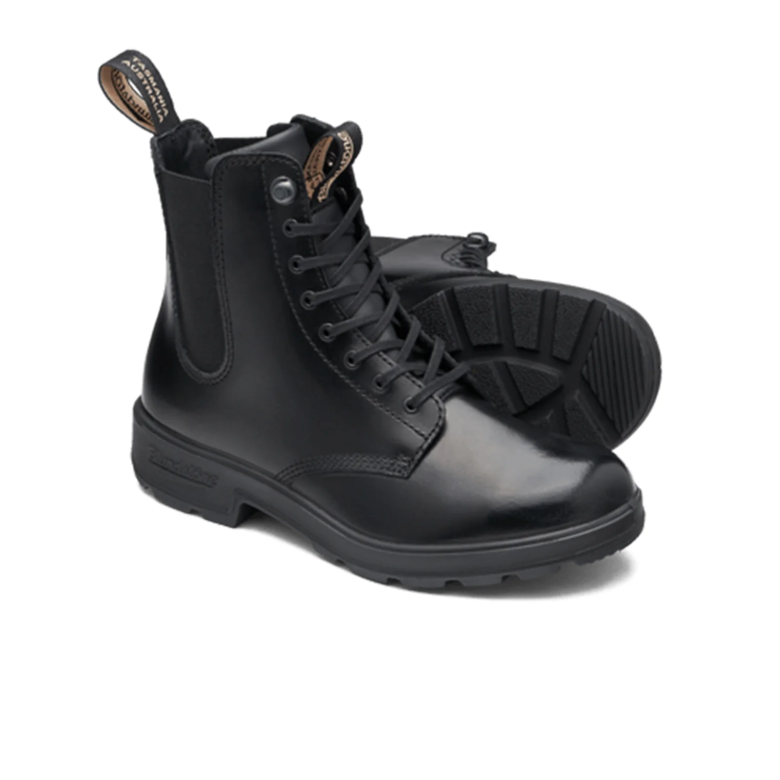 Blundstone Original 2219 Lace Up Chelsea Boot (Women) - Black Brush - Image 3