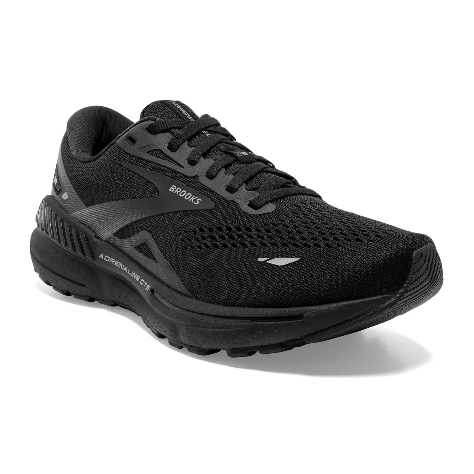 Brooks Adrenaline GTS 23 Running Shoe (Women) - Black/Black/Ebony - Image 3