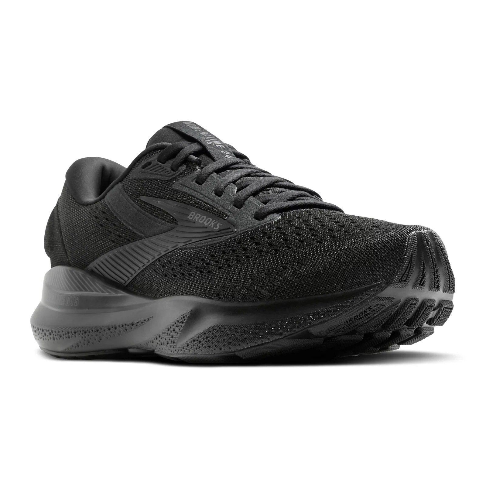 Brooks Adrenaline GTS 24 Running Shoe (Men) - Black/Black/Ebony - Image 3