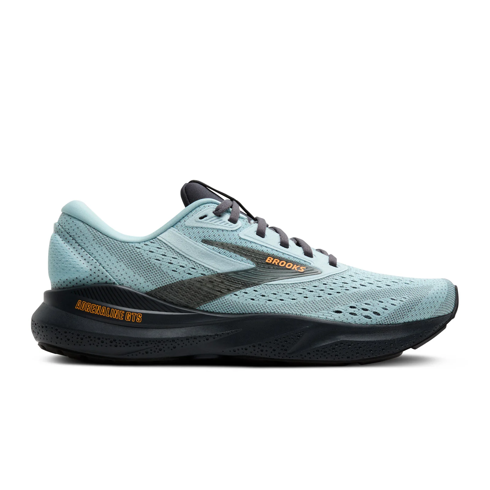 Brooks Adrenaline GTS 24 Running Shoe (Men) - Winter Sky/Ebony/Orange