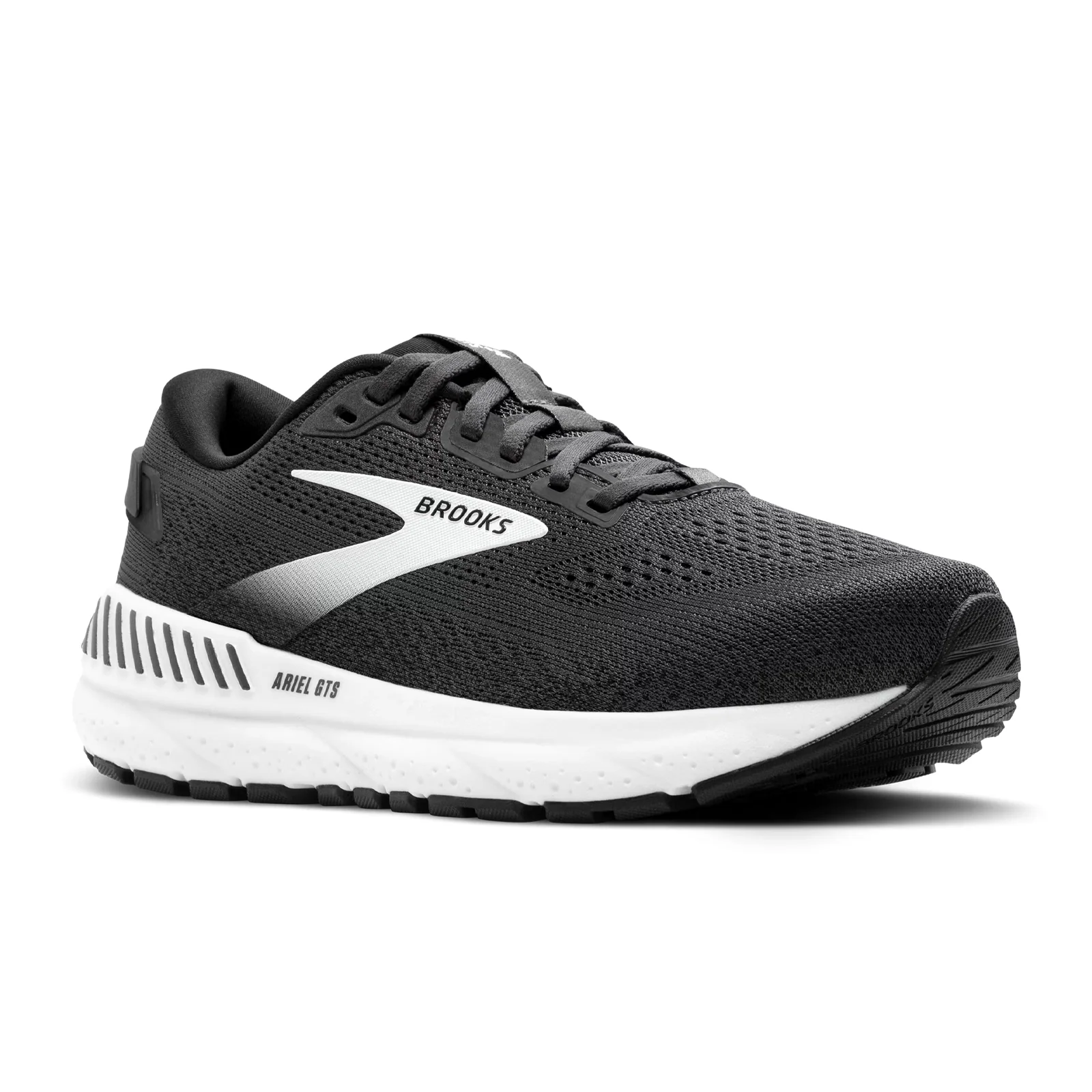 Brooks Ariel GTS 24 Running Shoe (Women) - Ebony/Black/White - Image 3