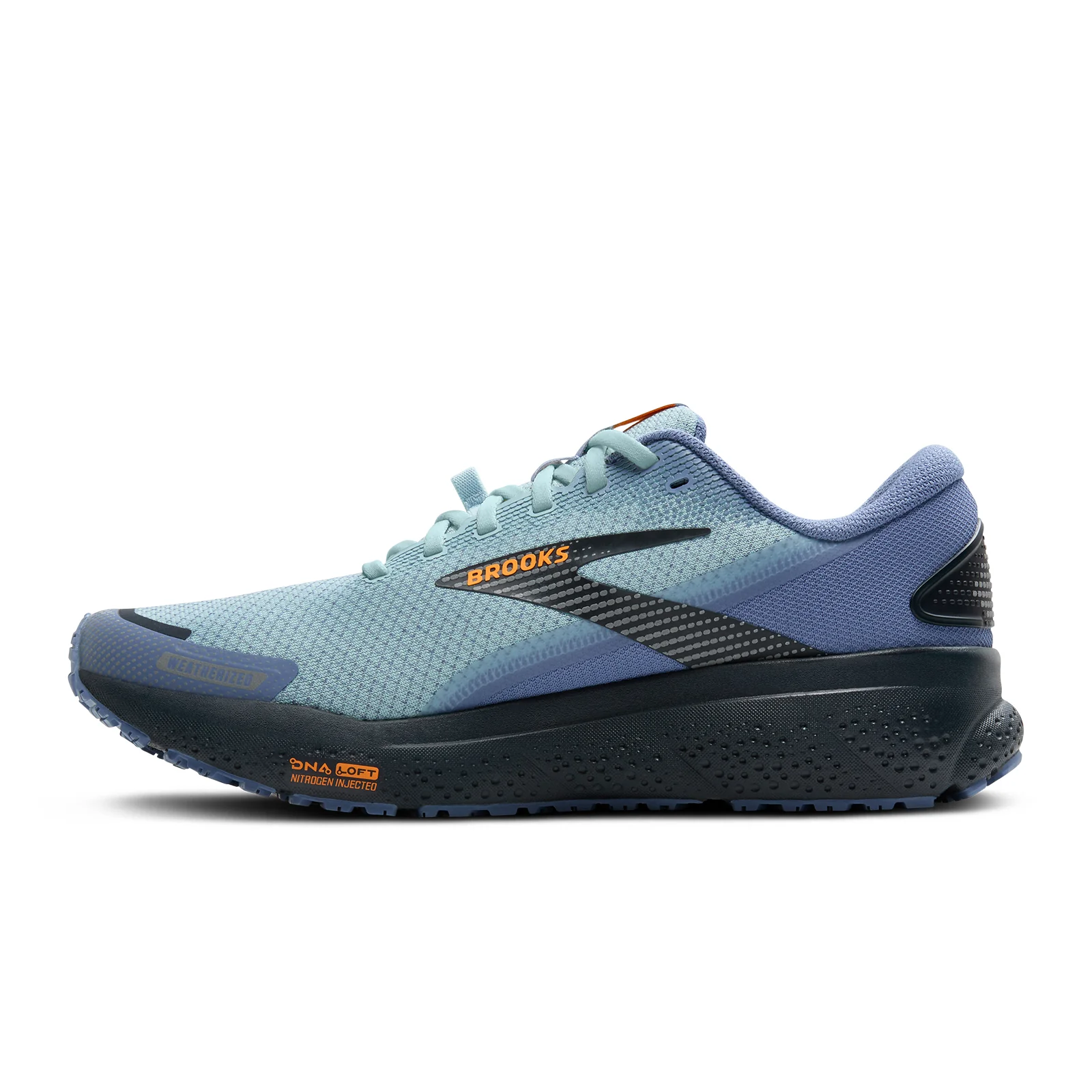 Brooks Ghost 16 Weatherized Running Shoe (Men) - Country Blue/Winter Sky/Ebony - Image 2