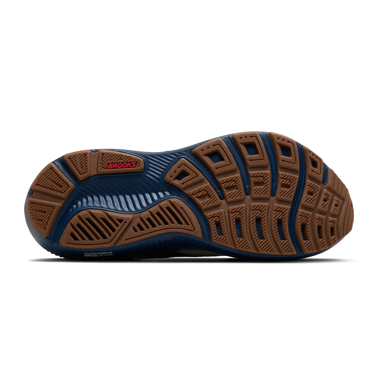 Brooks Ghost 18 Running Shoe (Women) - Coconut/Red/Blue - Image 6