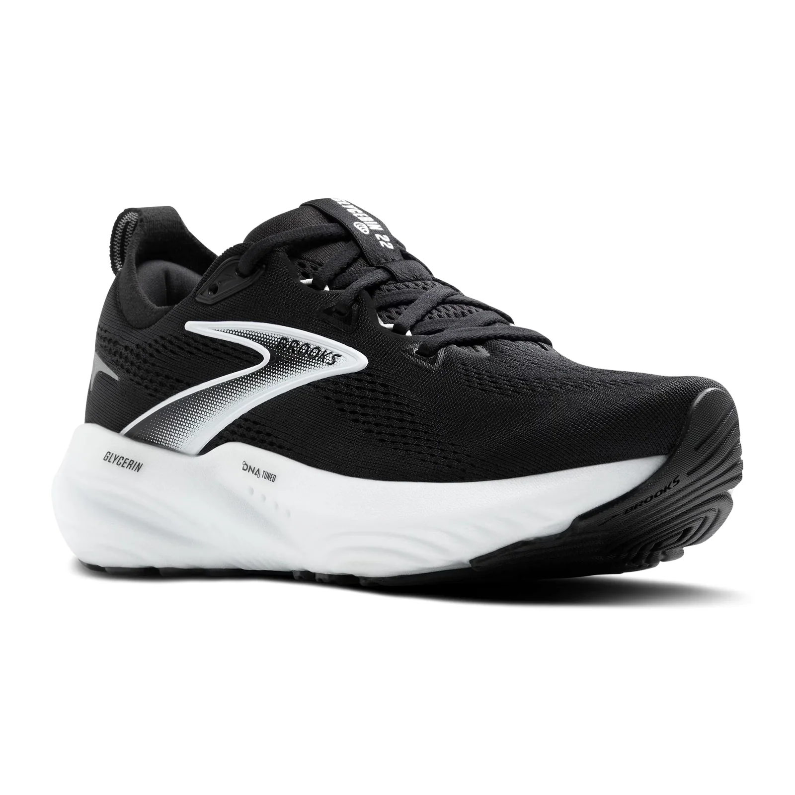 Brooks Glycerin 22 Running Shoe (Women) - Black/Grey/White - Image 3