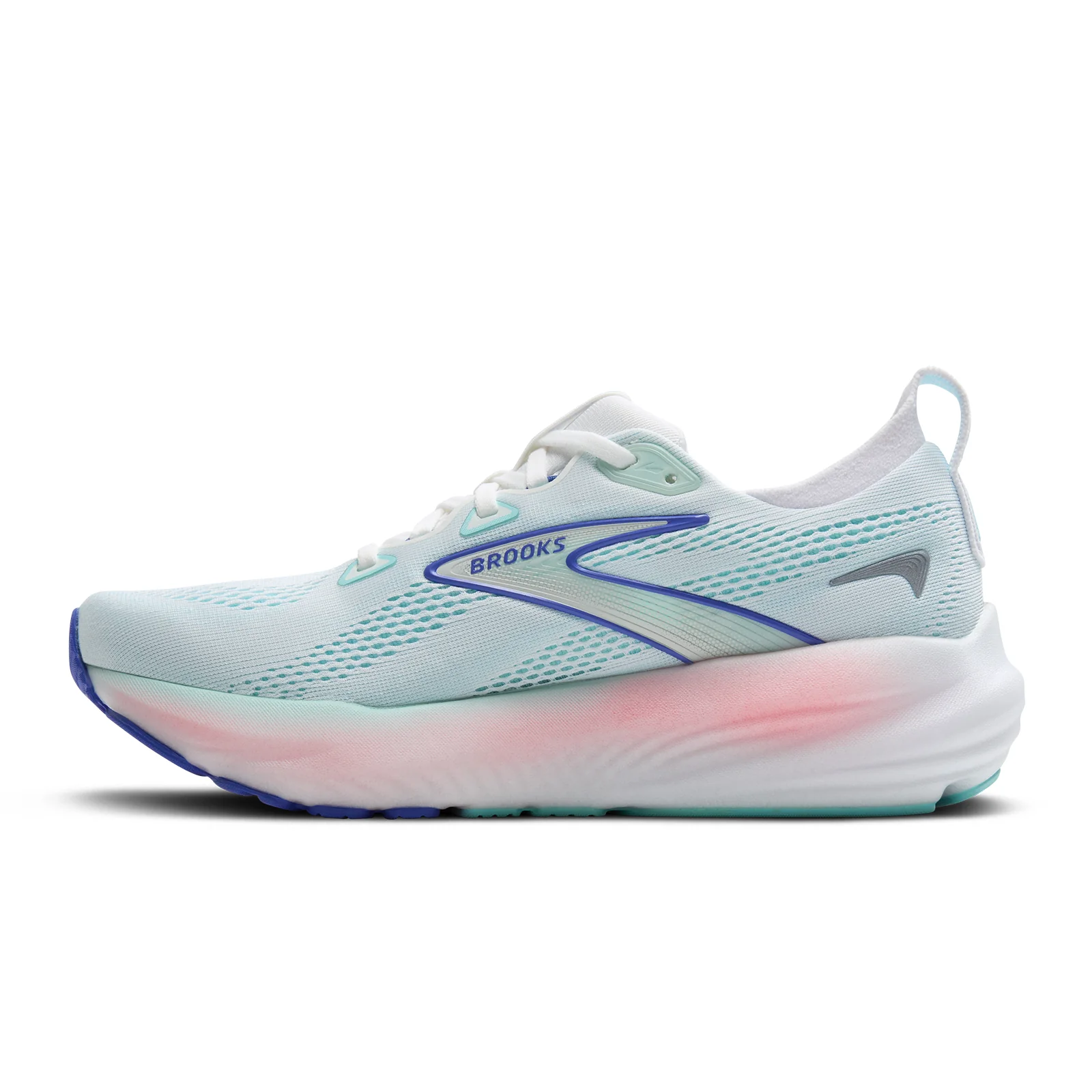 Brooks Glycerin 22 Running Shoe (Women) - White/Limpet Shell/Amparo Blue - Image 2