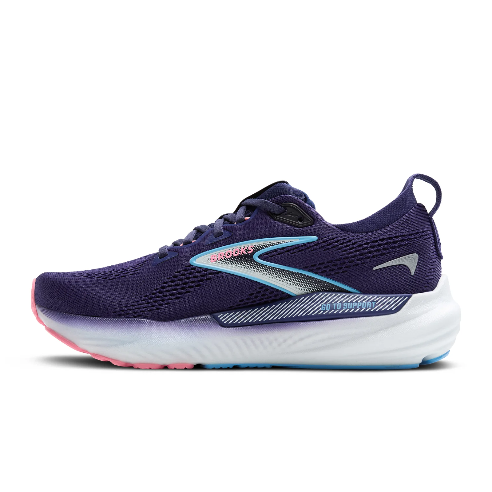 Brooks Glycerin GTS 22 Running Shoe (Women) - Blue Ribbon/Peacoat/Dianthus - Image 2