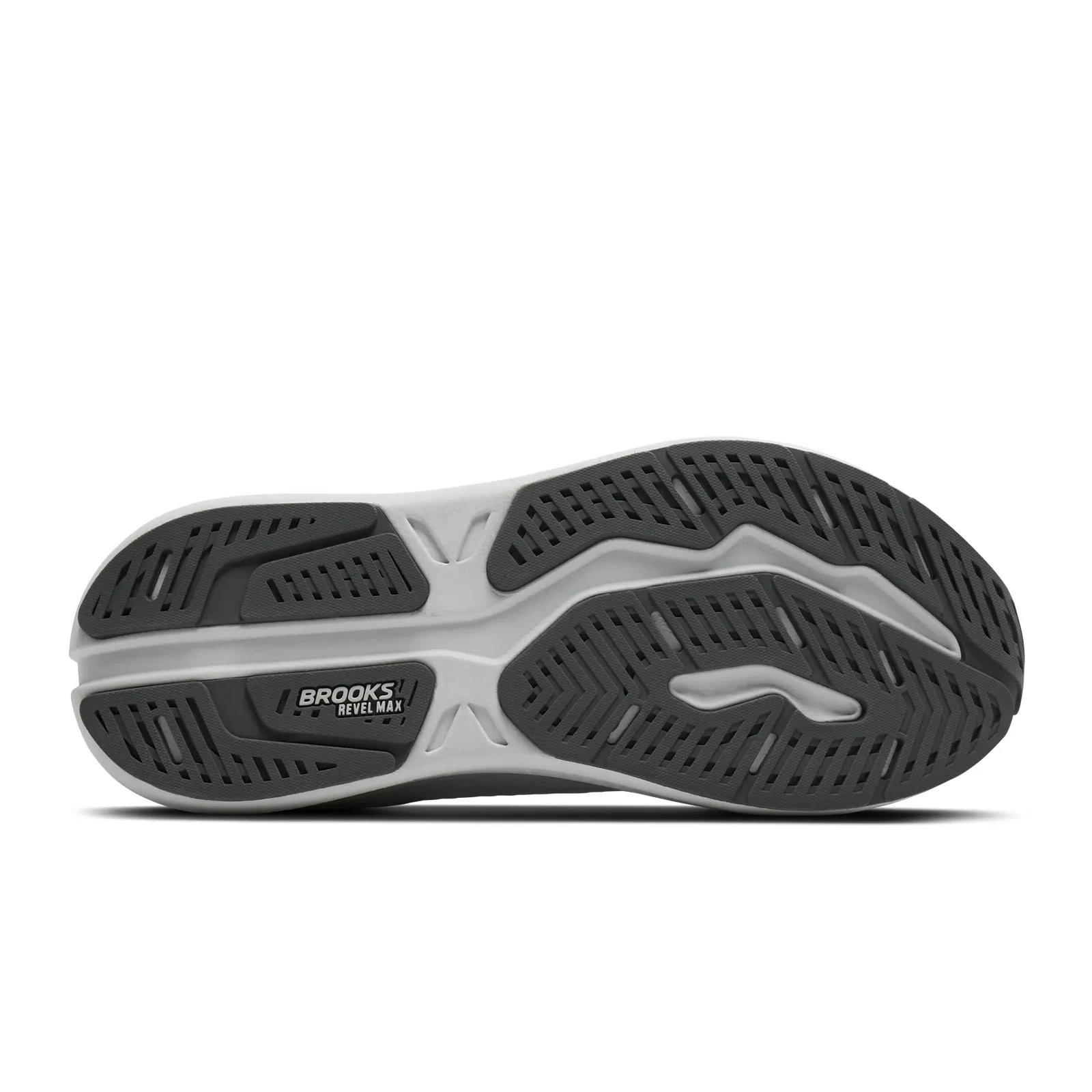 Brooks Revel Max Running Shoe (Men) - Oyster Mushroom/Poppy Seed - Image 6