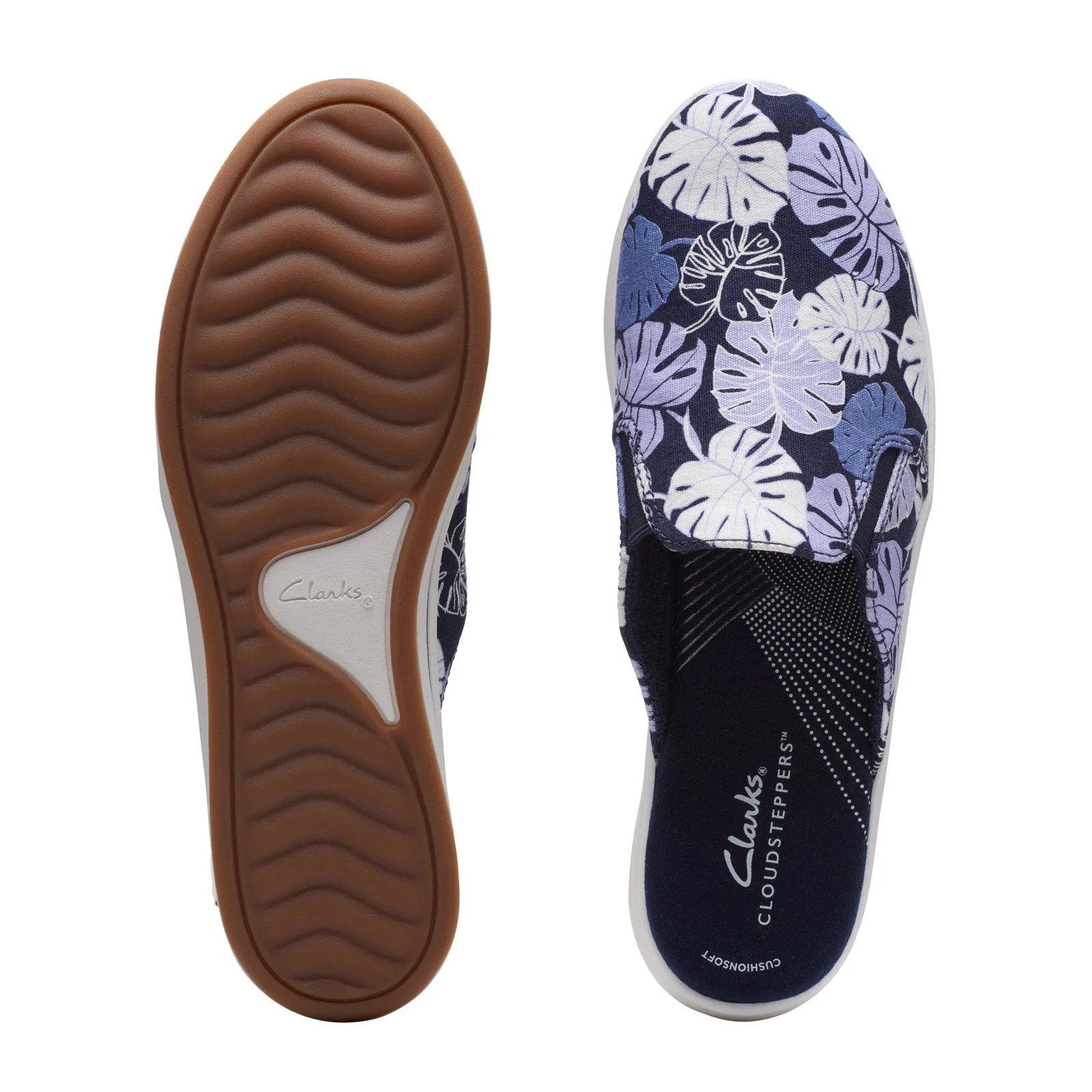Clarks Breeze Shore Slide (Women) - Lavender Combi - Image 2