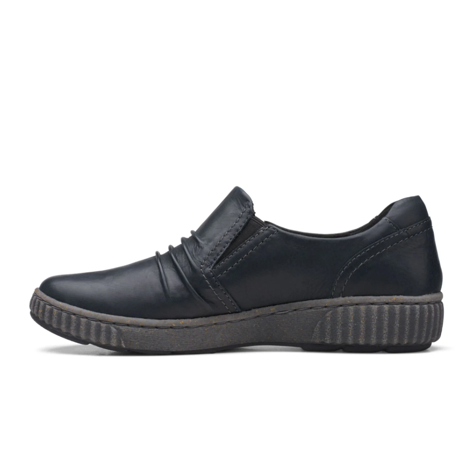 Clarks Magnolia Faye Slip On (Women) - Black Leather - Image 2