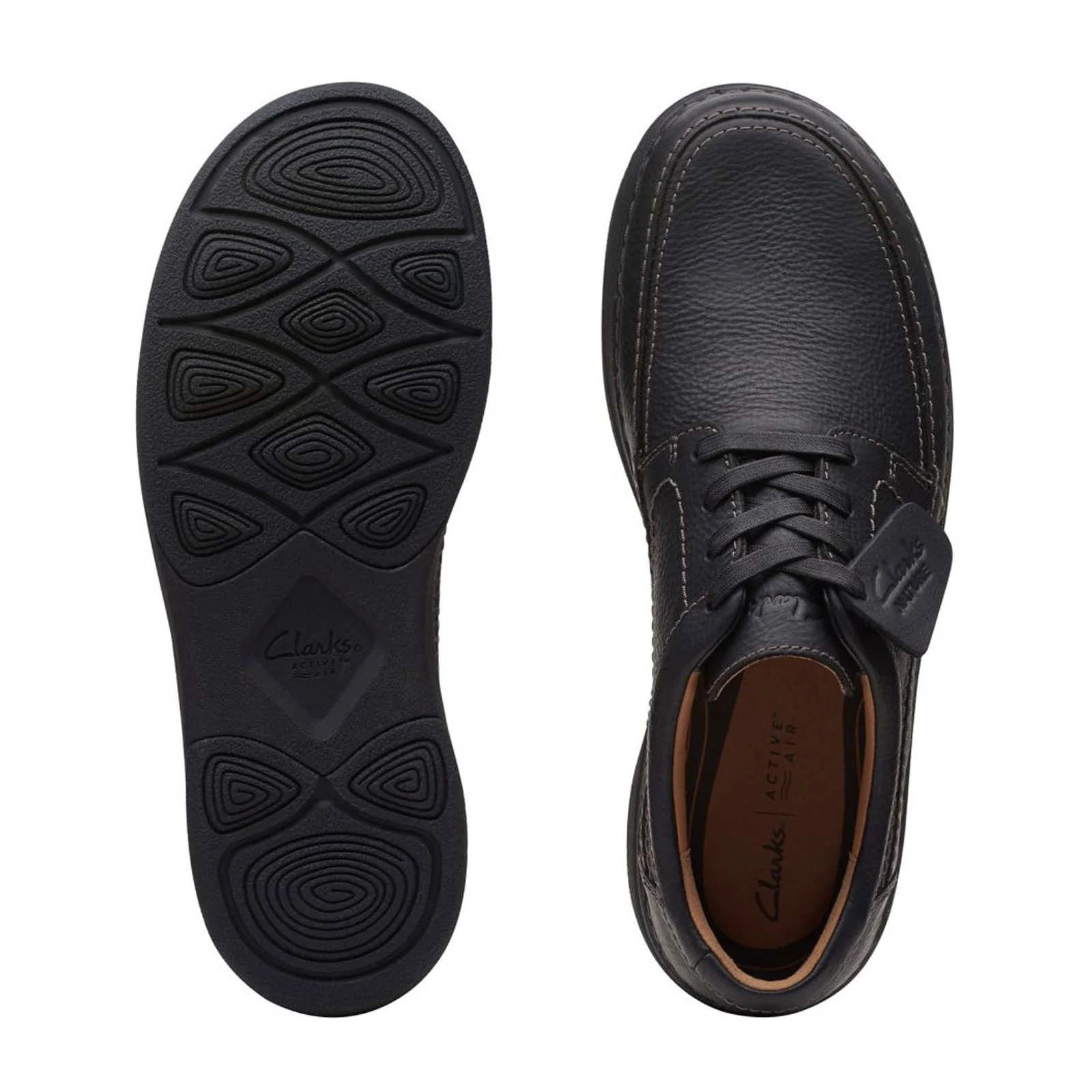 Clarks Nature 5 Lo Lace Up (Men) - Black Leather - Image 3