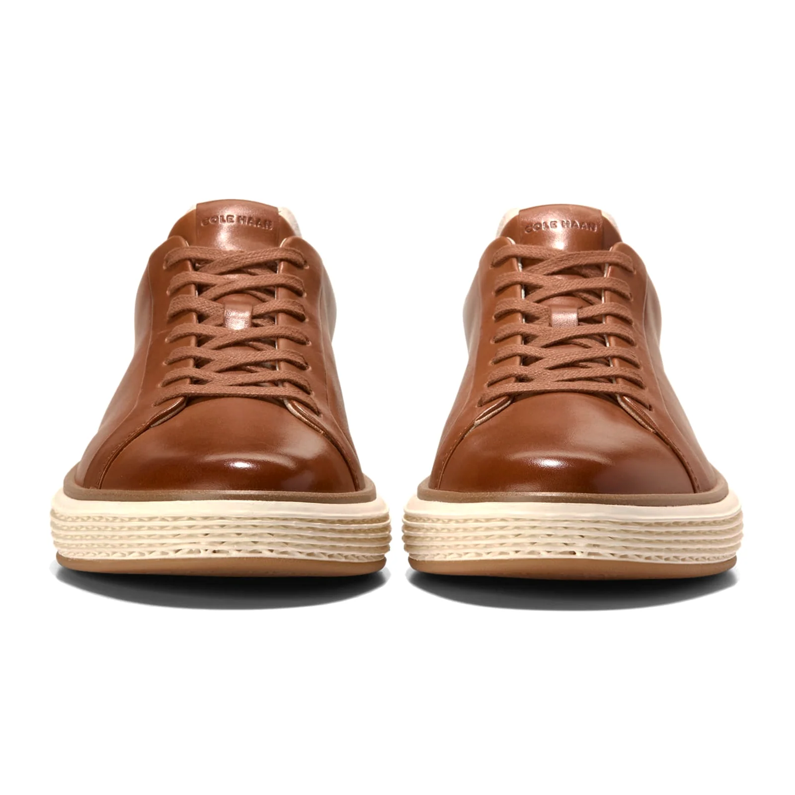 Cole Haan Grandpro Court Skyweave Sneaker (Men) - British Tan/Ivory Suede/Ivory - Image 3