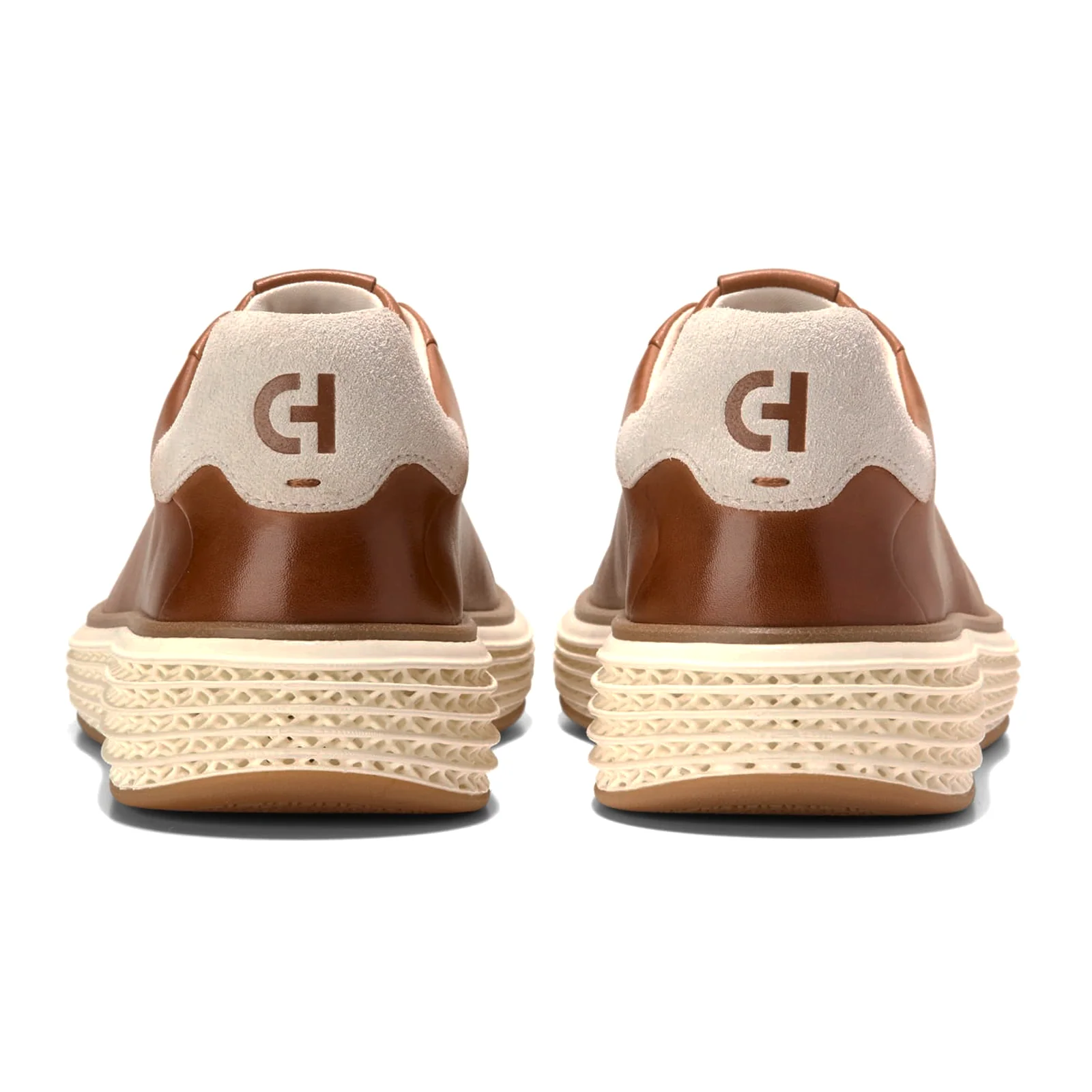 Cole Haan Grandpro Court Skyweave Sneaker (Men) - British Tan/Ivory Suede/Ivory - Image 4