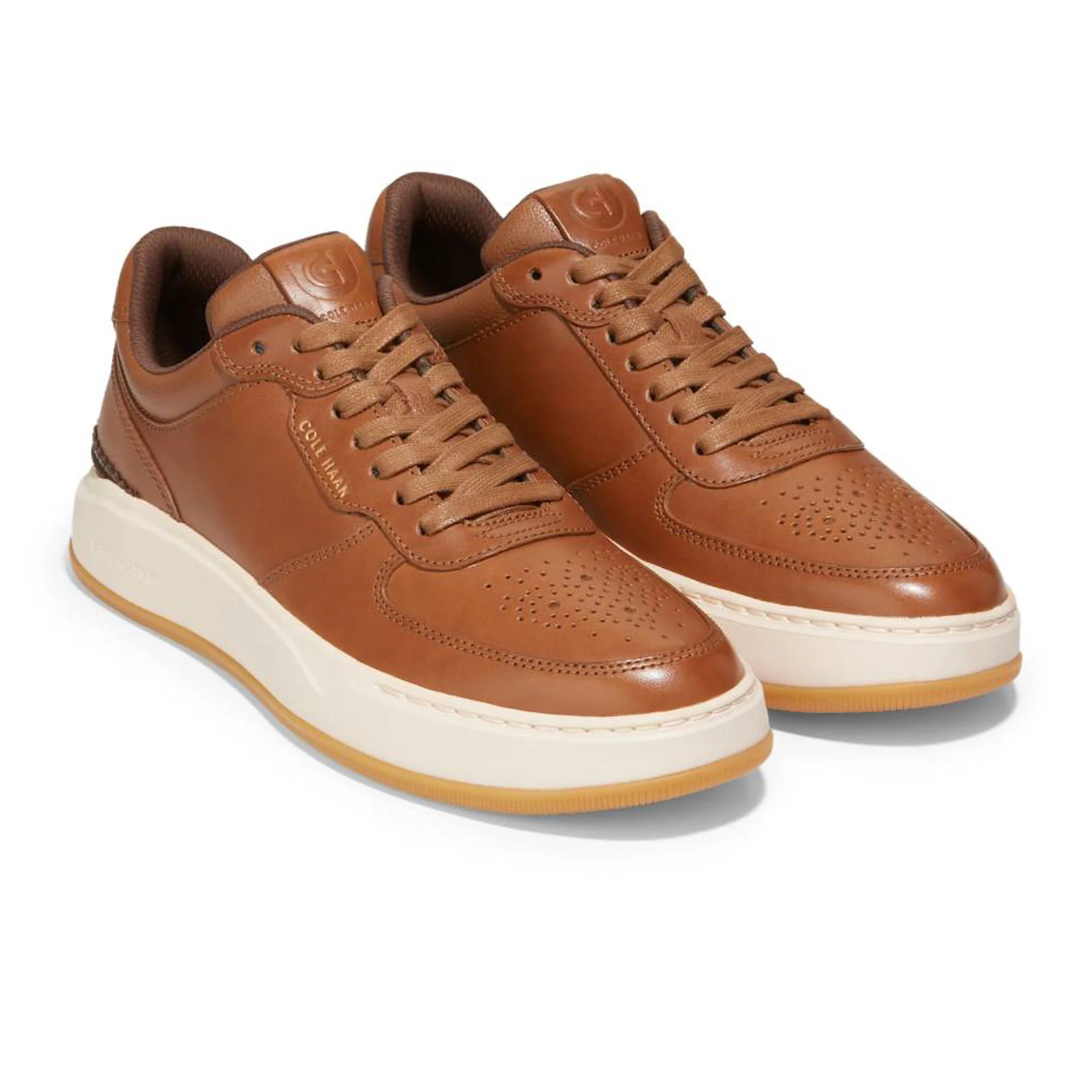 Cole Haan GrandPro Crossover Golf Shoe (Men) - British Tan/Ivory - Image 2