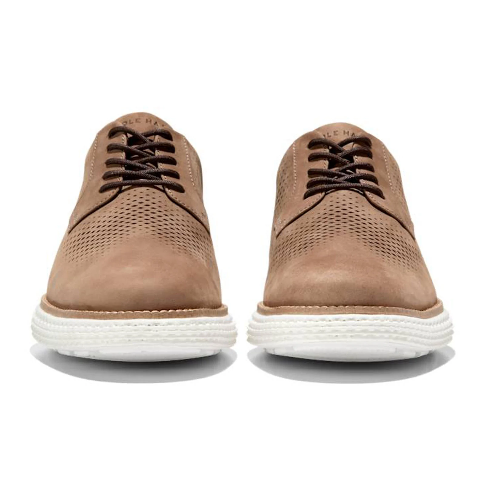 Cole Haan OriginalGrand 2.0 Laser Oxford (Men) - Light Whiskey Nubuck/Optic White - Image 3