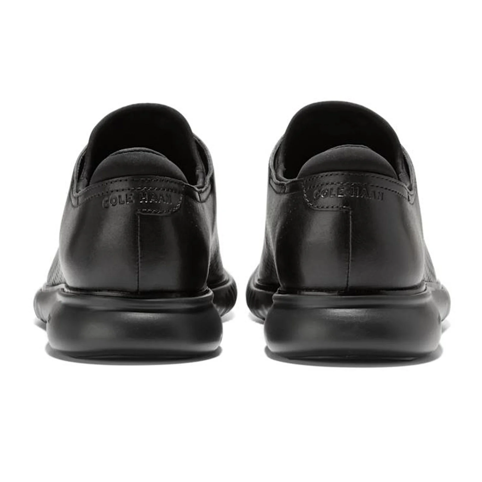 Cole Haan Zerogrand Laser Lined Wingtip Oxford (Men) - Black Leather/Black - Image 4